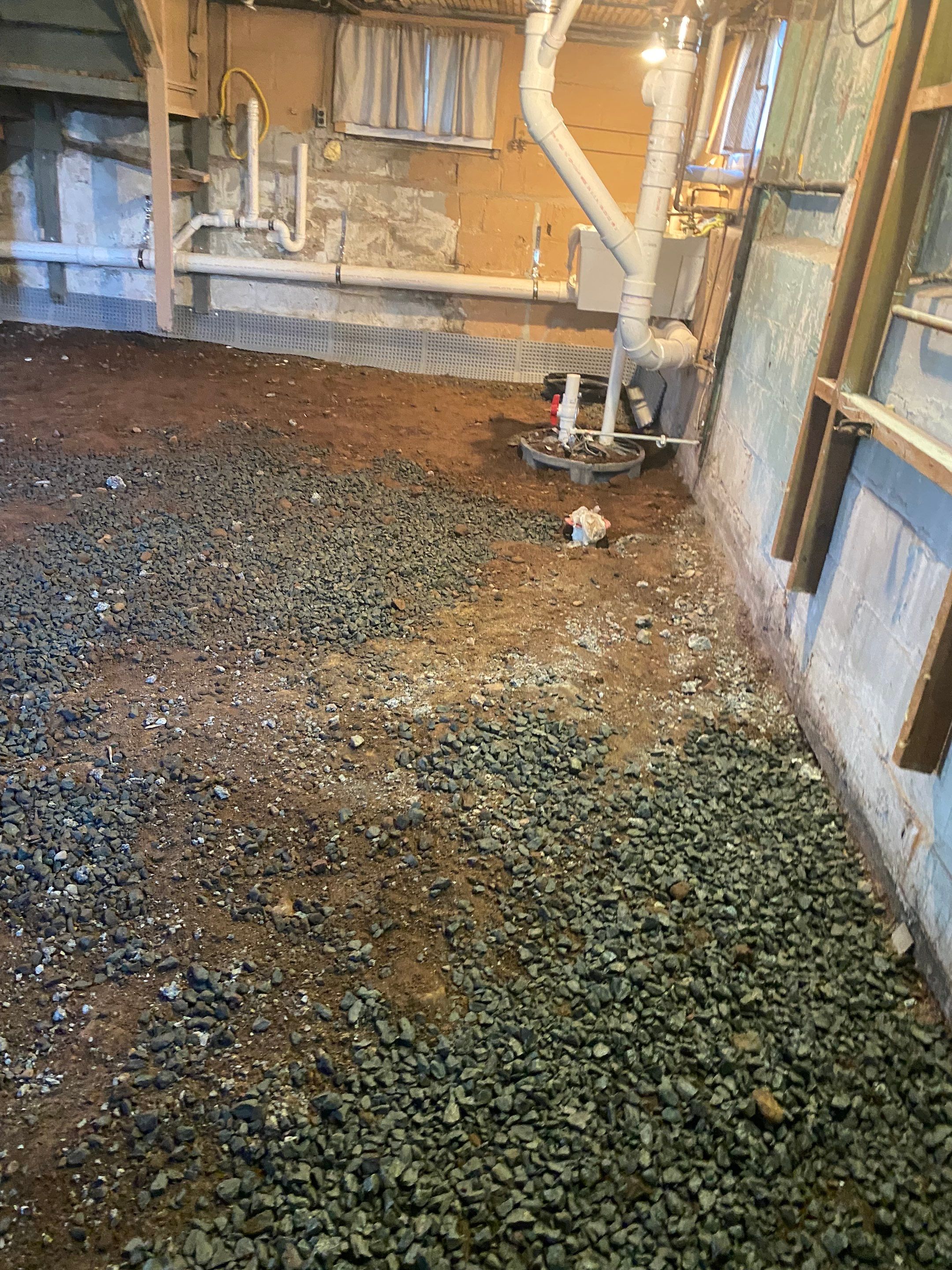 Interior French Drain, Lally Column Replacement & Concrete Floor Replacement in South Orange, NJ by Pure Service Pro, LLC