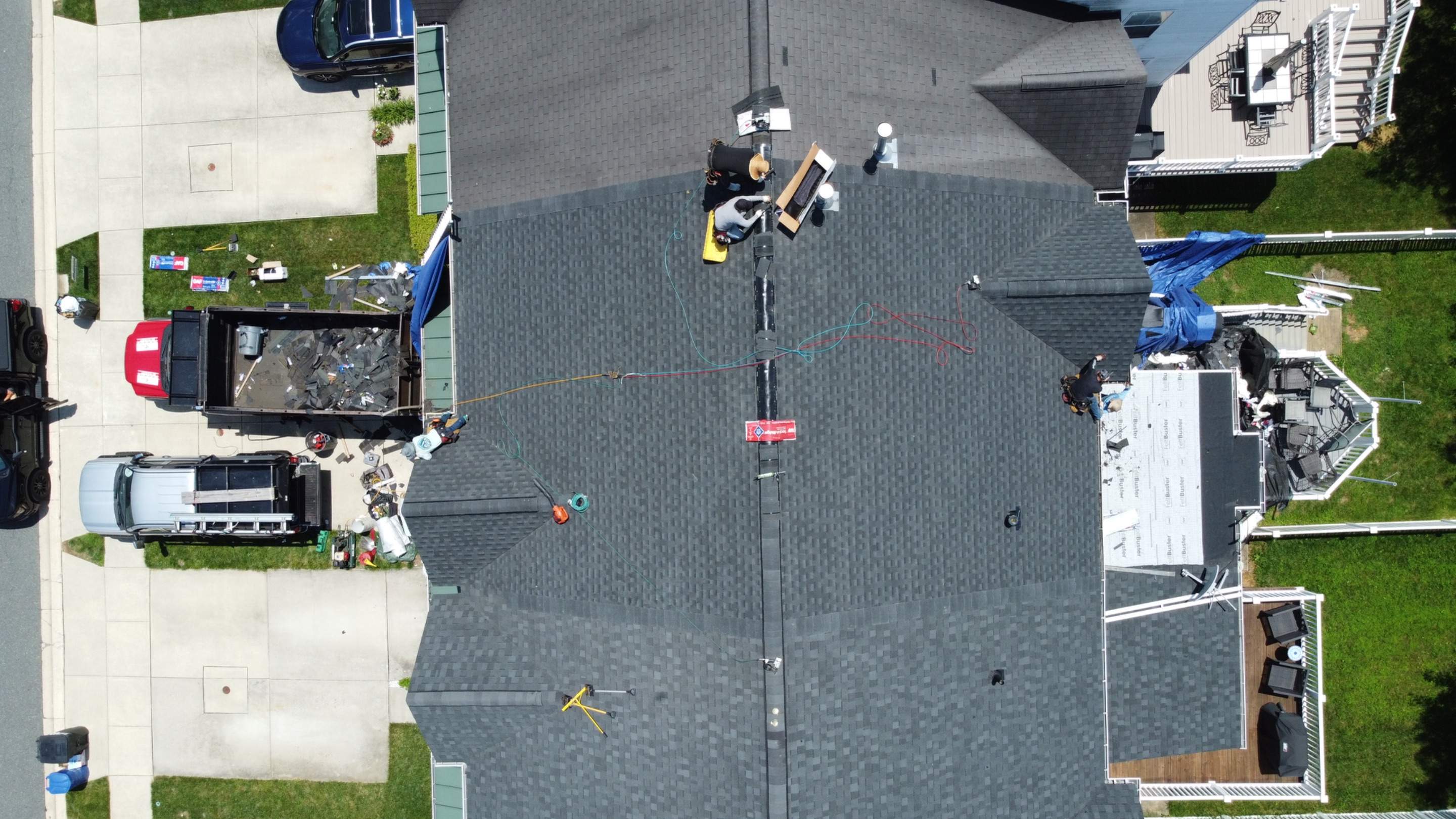 Residential Roofing Installation using GAF Timberline HDZ by Matter Roofing & Construction