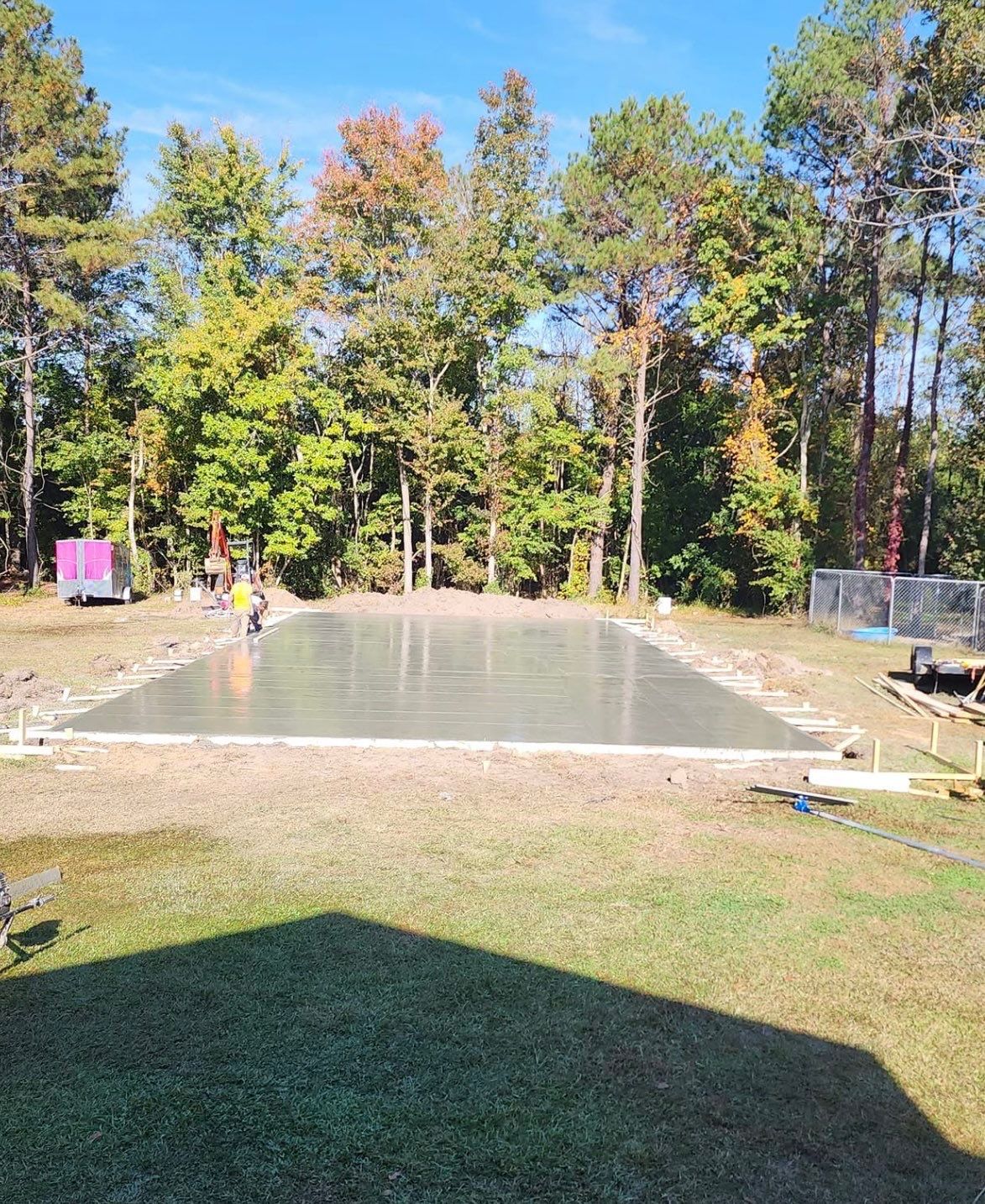 Pre engineered Metal Building and slab by S.W. Contracting & Consulting