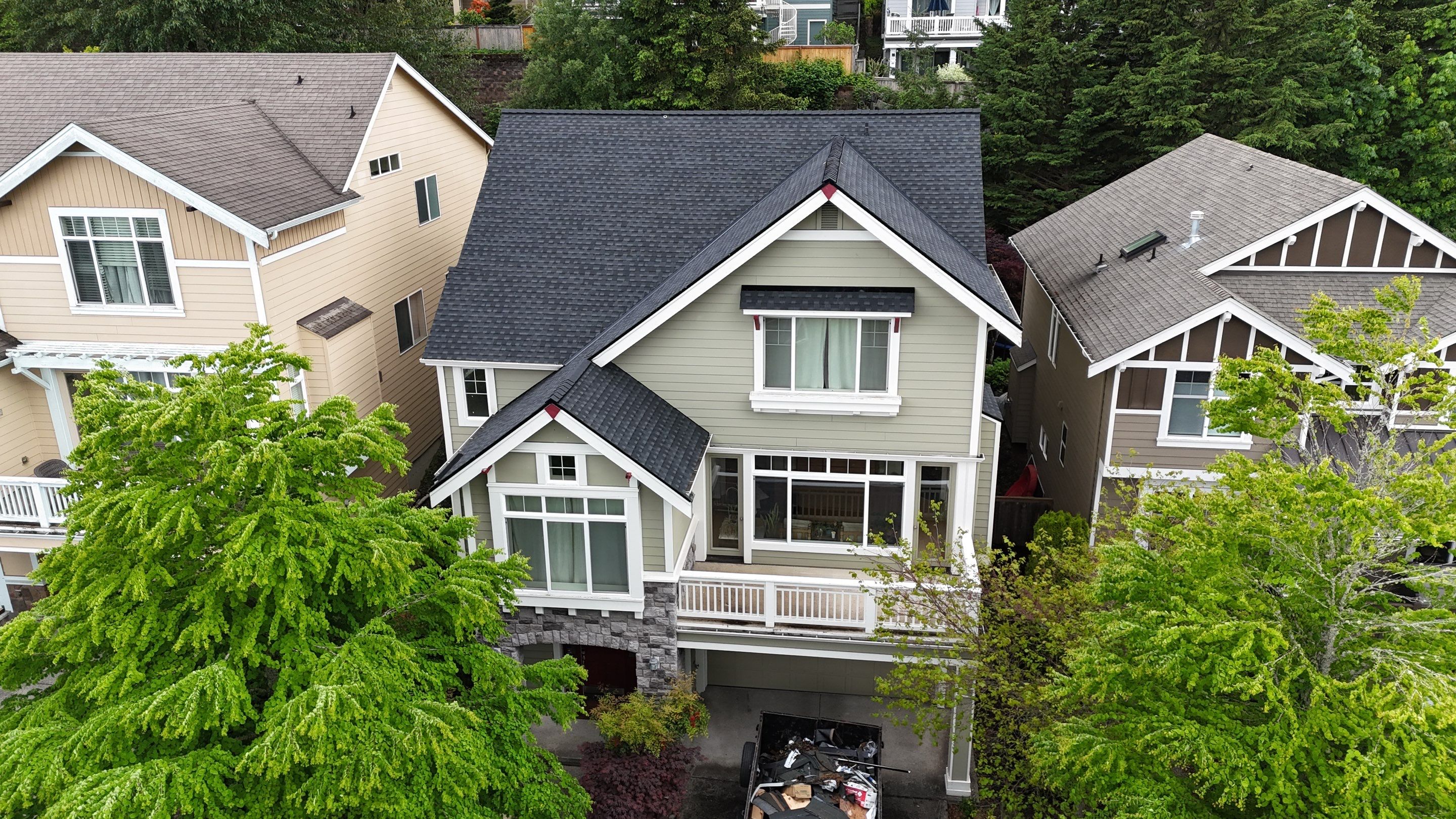 Residential Roofing Installation using GAF UHDZ Shingles by Roofing Formula LLC