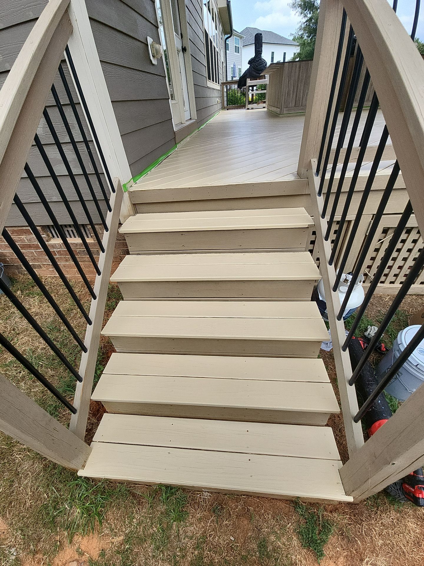 Weathered Deck using AcryFin by DuraSeal
