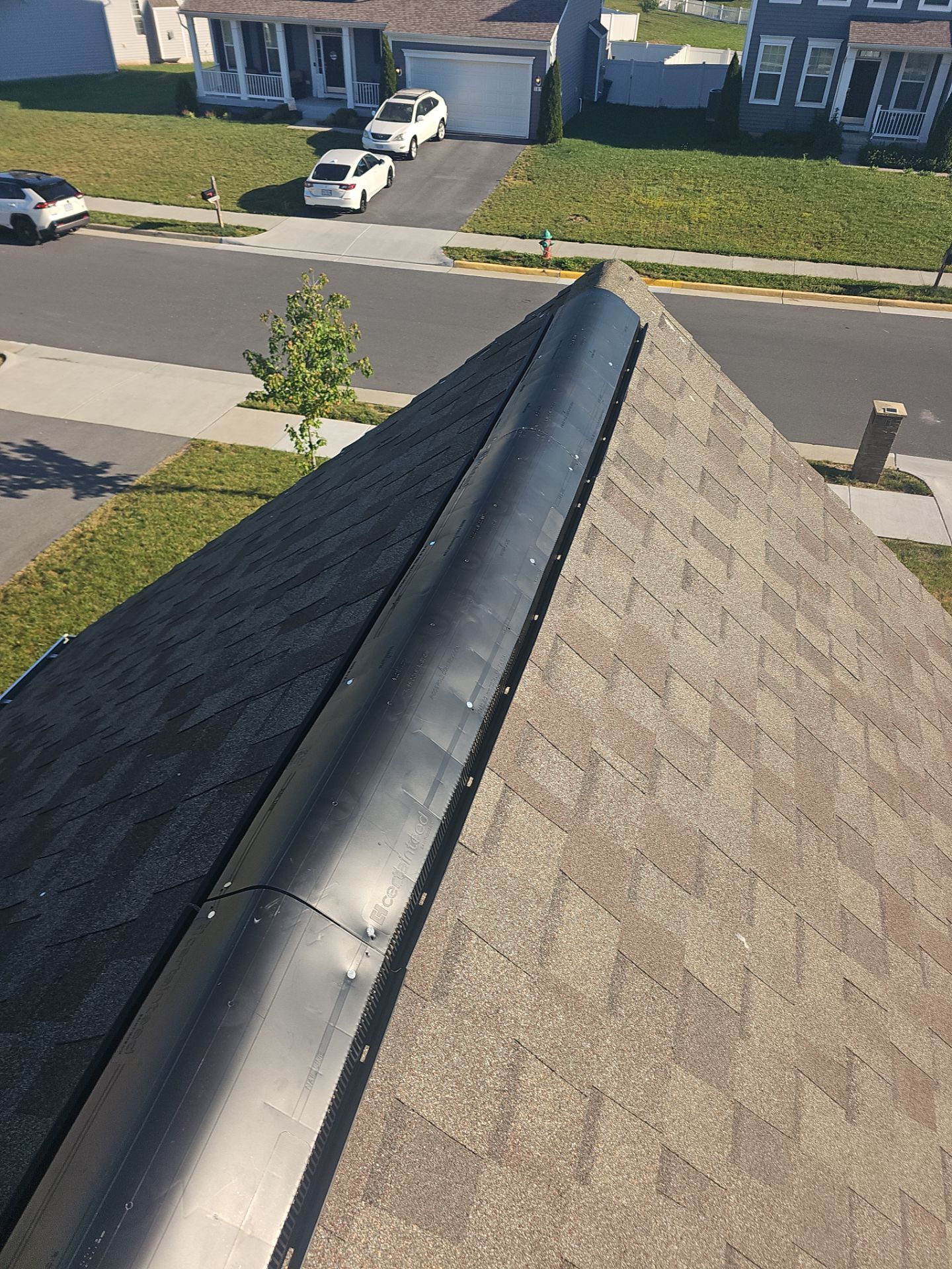 Roof Repair - Ridge Vent and Vent Flashing Boot Replacement by Winchester Roofing