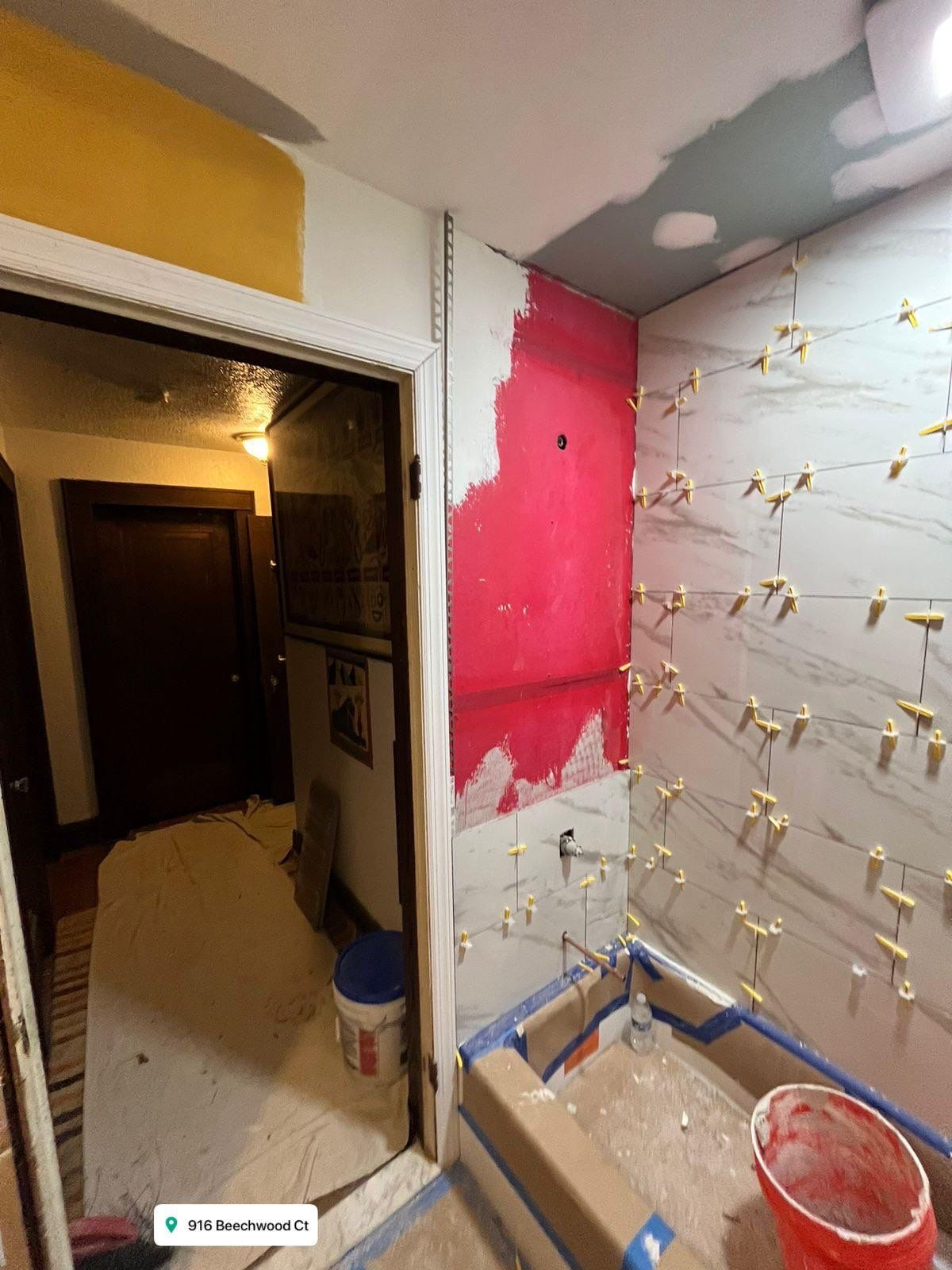 Bathroom Remodel using Tile by Home Concepts Construction
