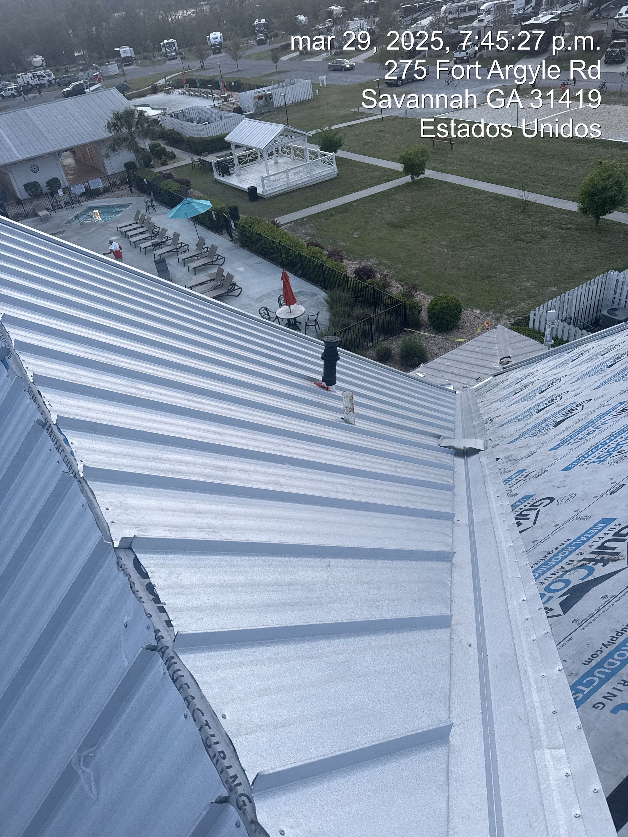 Arctic White Standing Seam by Reimagine Roofing