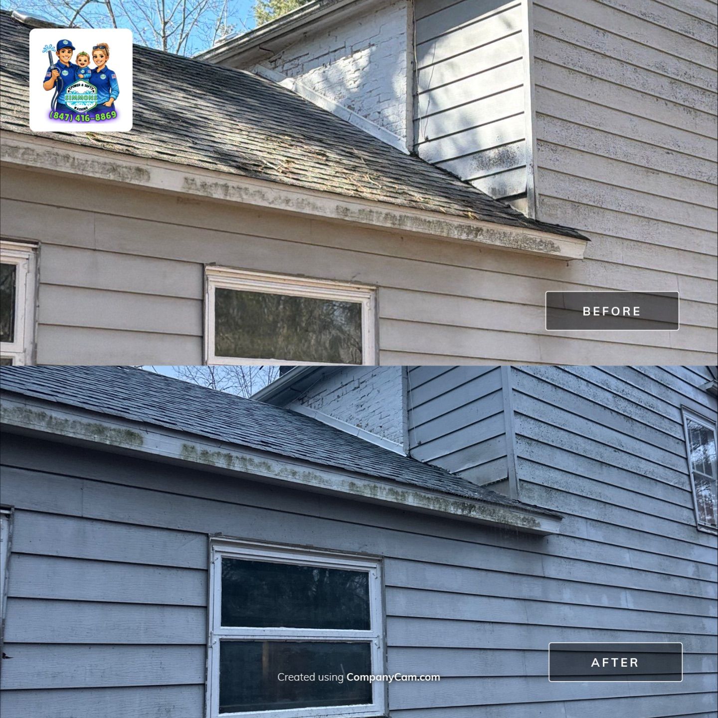 Project in Mundelein by Simmons Power & Soft Washing