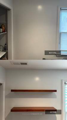 Installation Service using Floating Shelf 