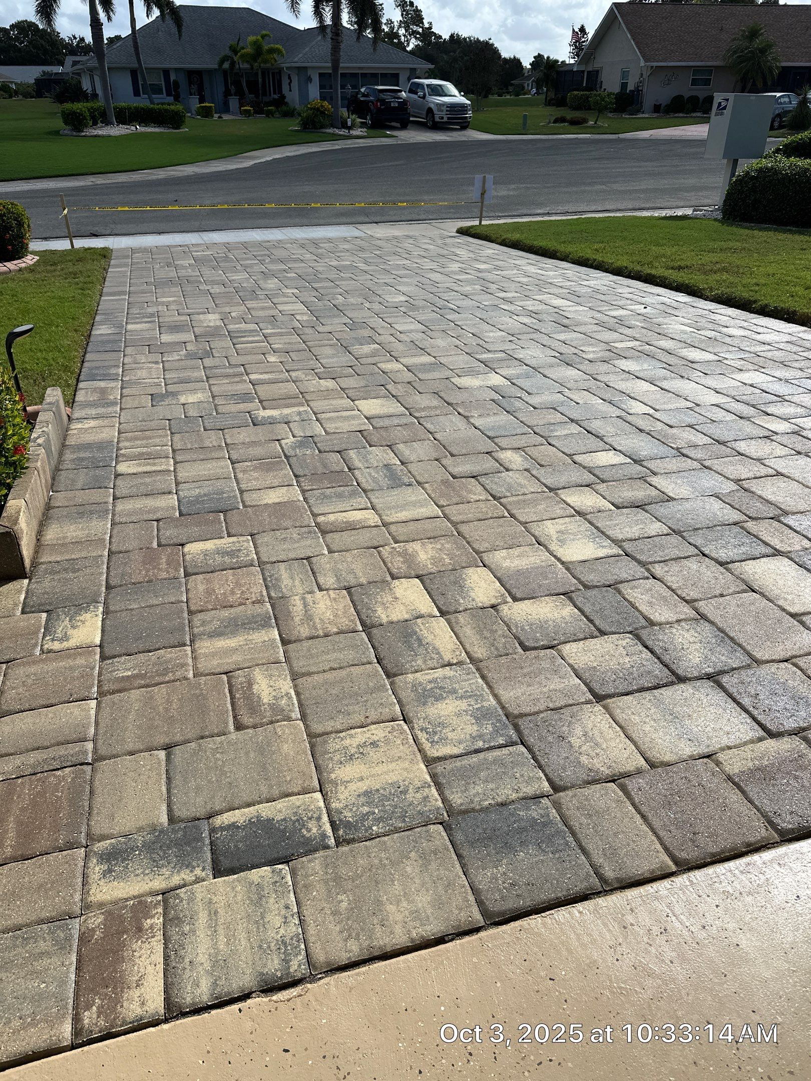 Driveway and Walkway Paver Cleaning and Sealing in Sun City Center by Supreme Paver Experts