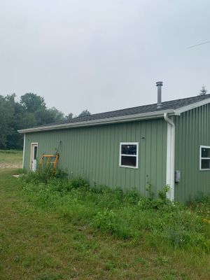 Residential Gutter Installation for House and Outbuilding in Benzonia