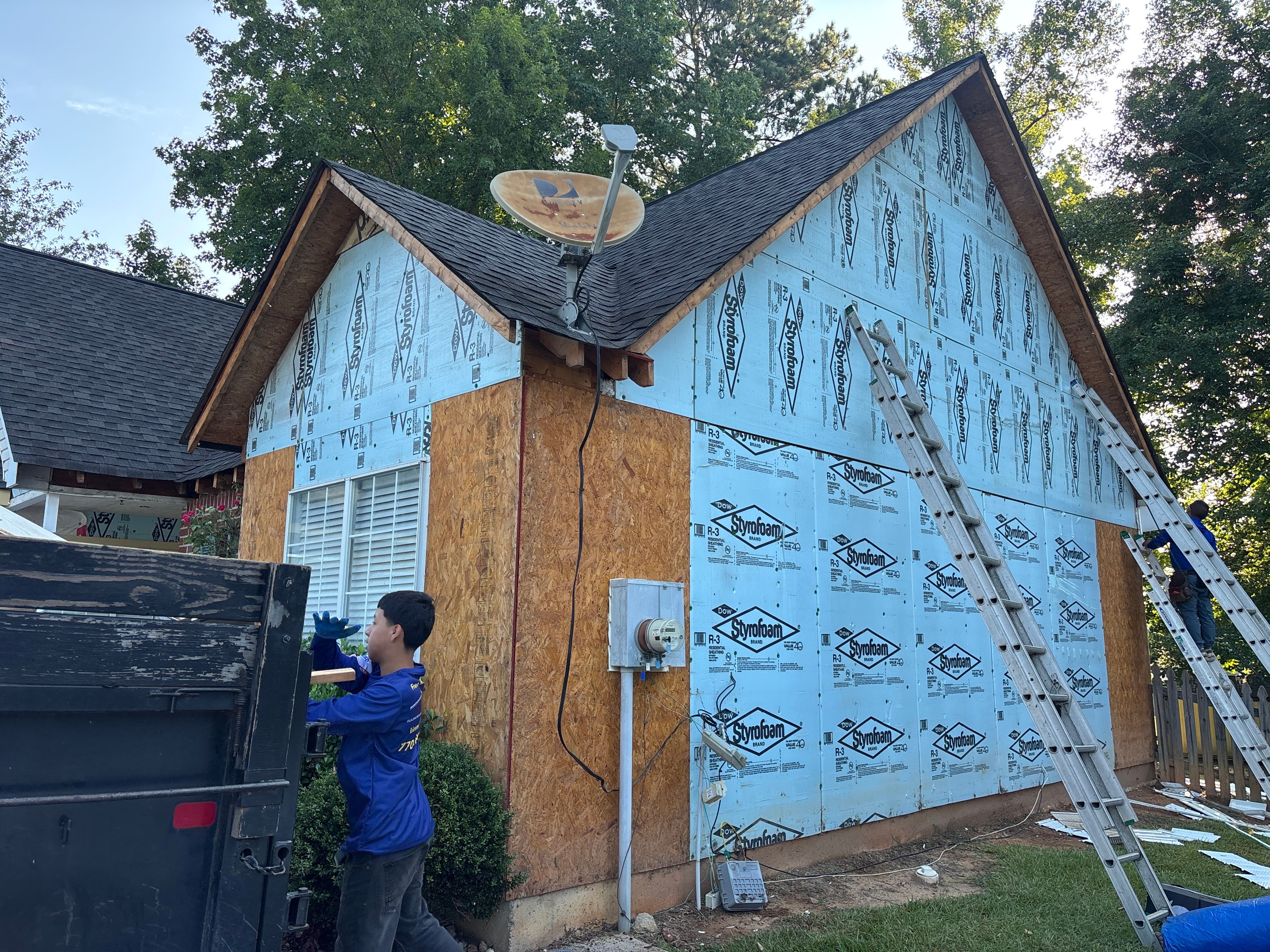 Siding replacement  by Deerfield Roofing LLC
