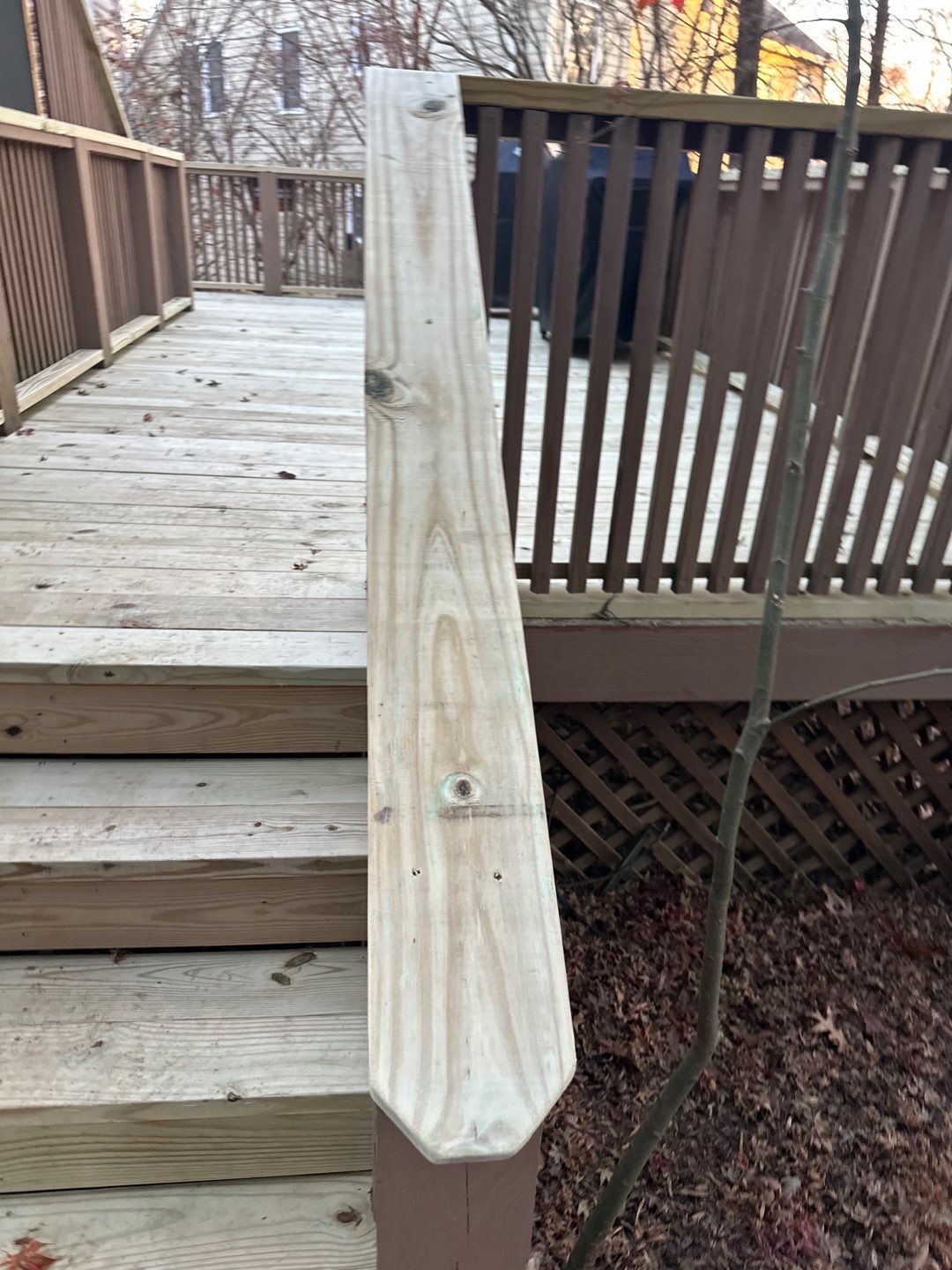 Coated Deck using Wood Sealant by DuraSeal