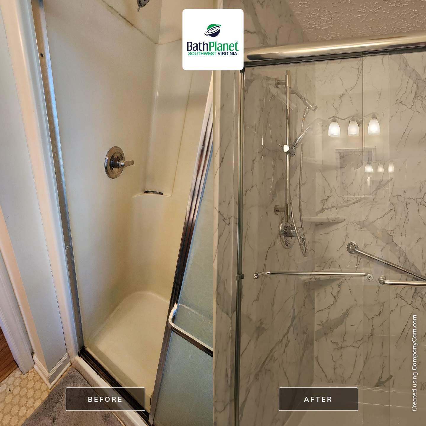 Shower Upgrade by BathPlanet SW Virginia