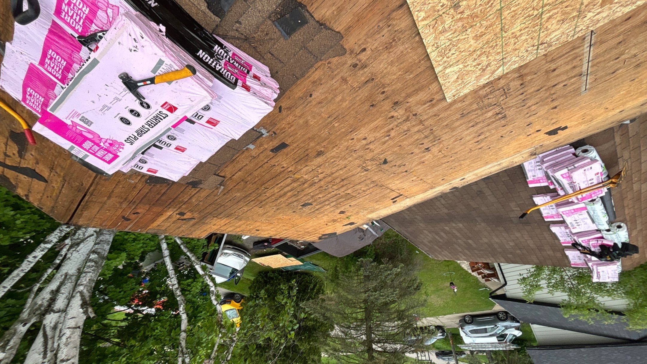 Roof Replacement using Owens Corning Teak by 180 Contractors