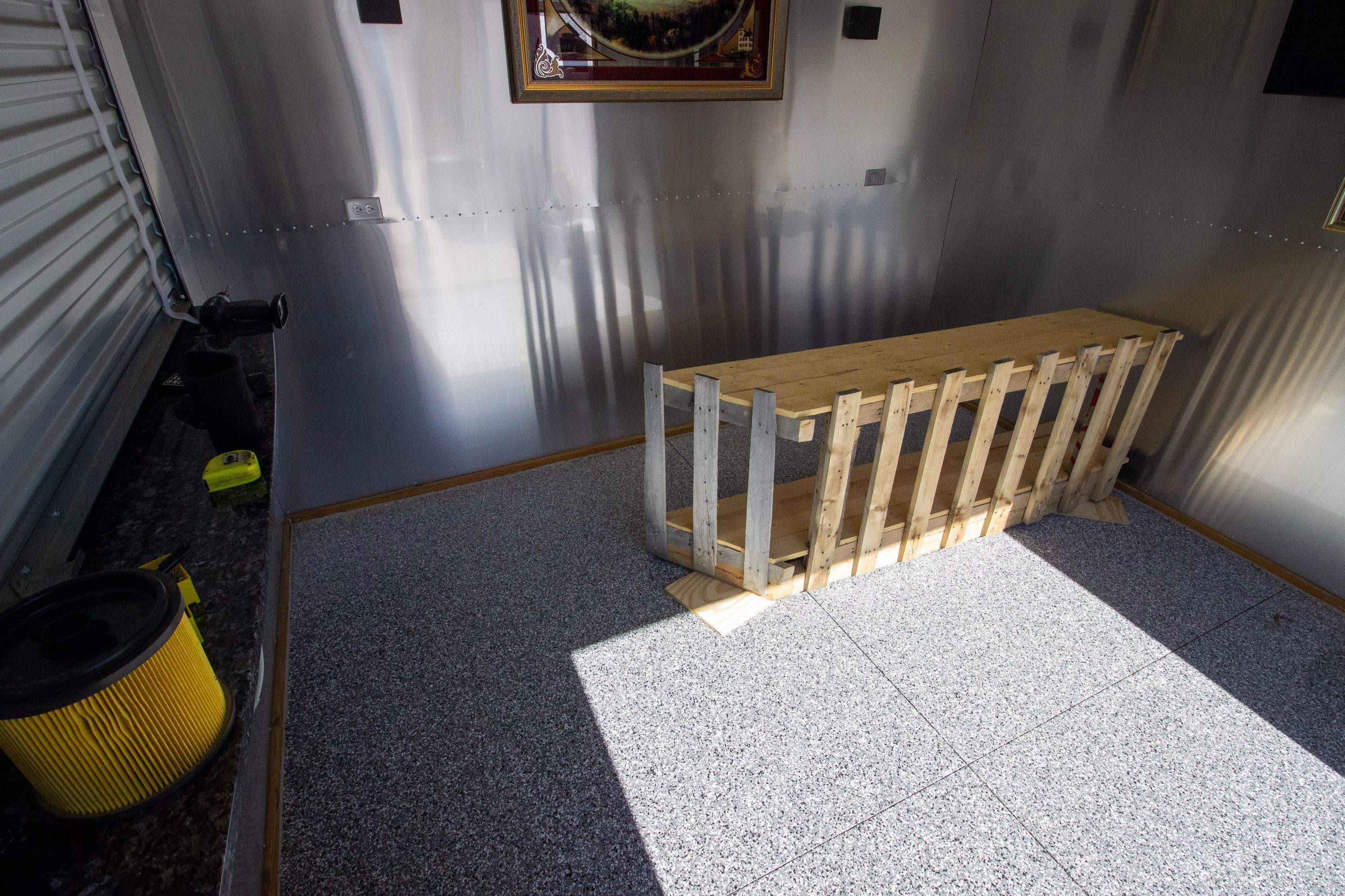 Garage Floor using Smoke by Your1DayFloor.com