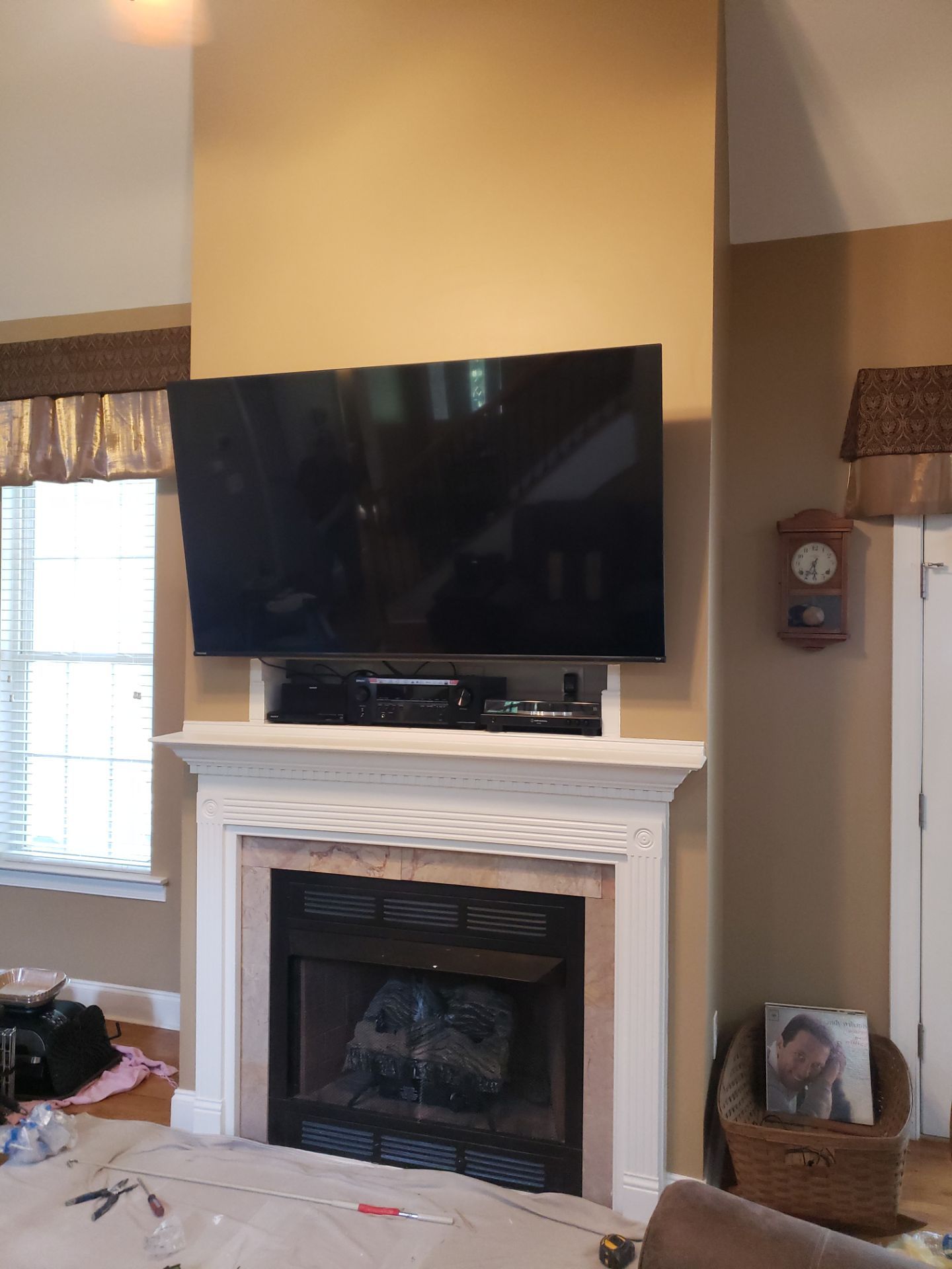 Out with the Old TV Nook, In with the New! 📺✨ by A Step Above Handy LLC