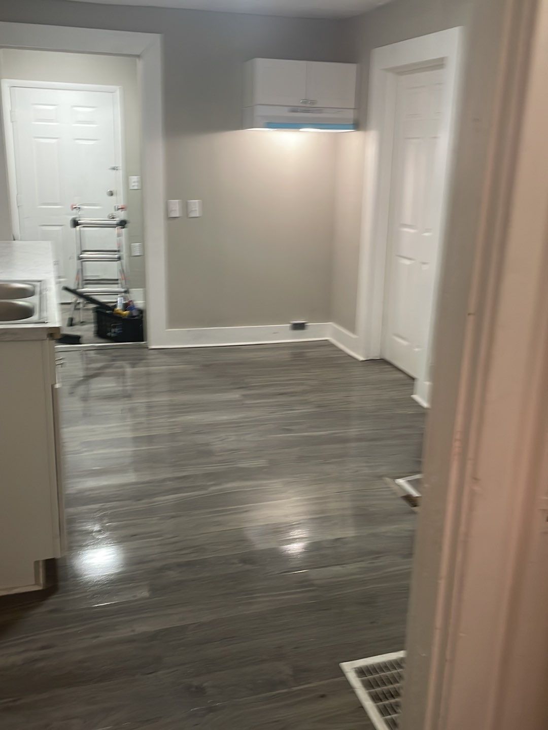 Rental Property Restoration, siding, flooring, gutters, landscaping by Storm Contracting 