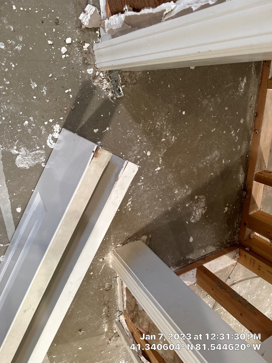Pipe Burst Emergency Mitigation Demo and Dry Down by Absolute Roofing and Construction