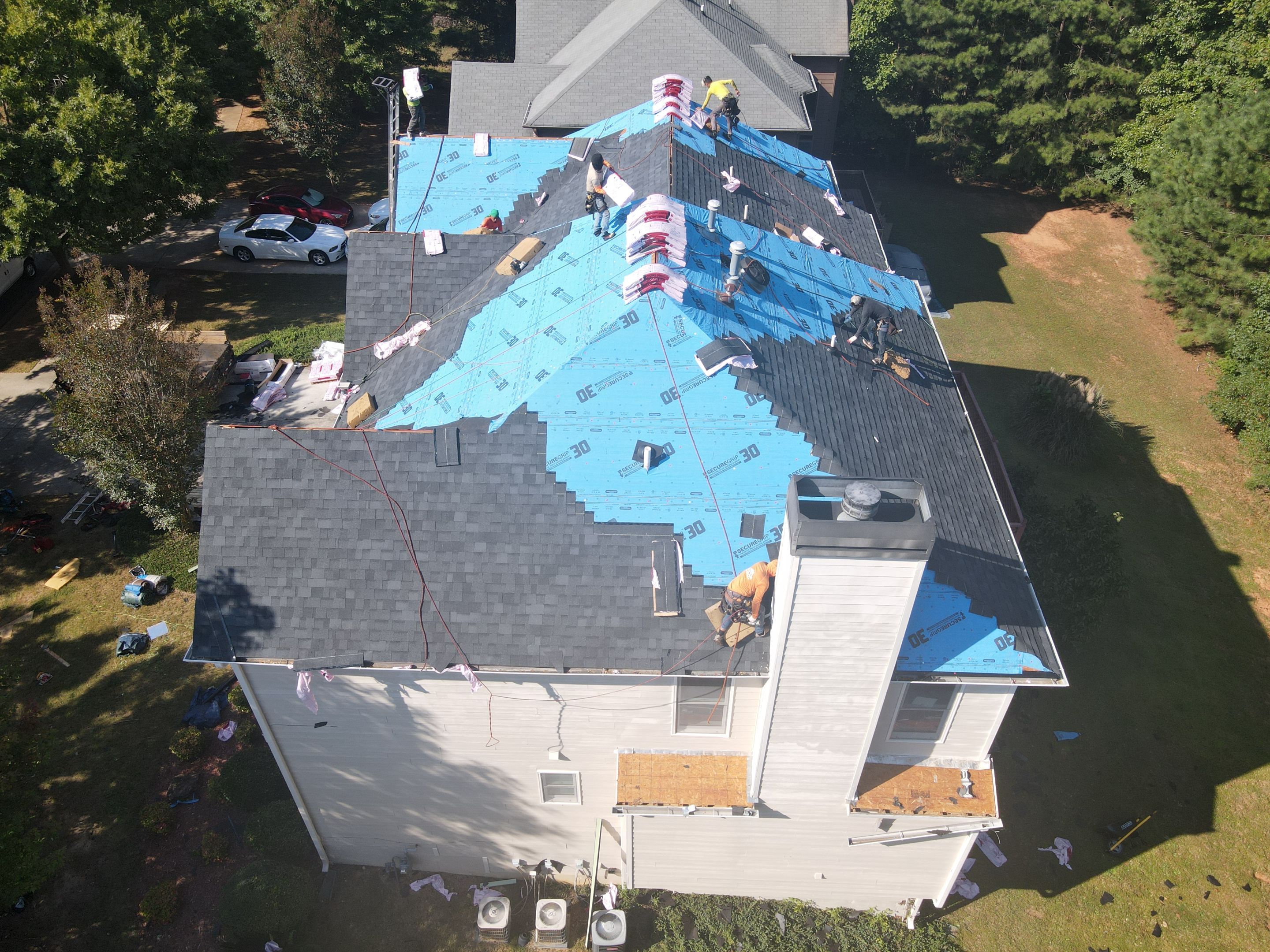 Residential Roofing Installation using Owens Corning by Inspector Roofing and Restoration