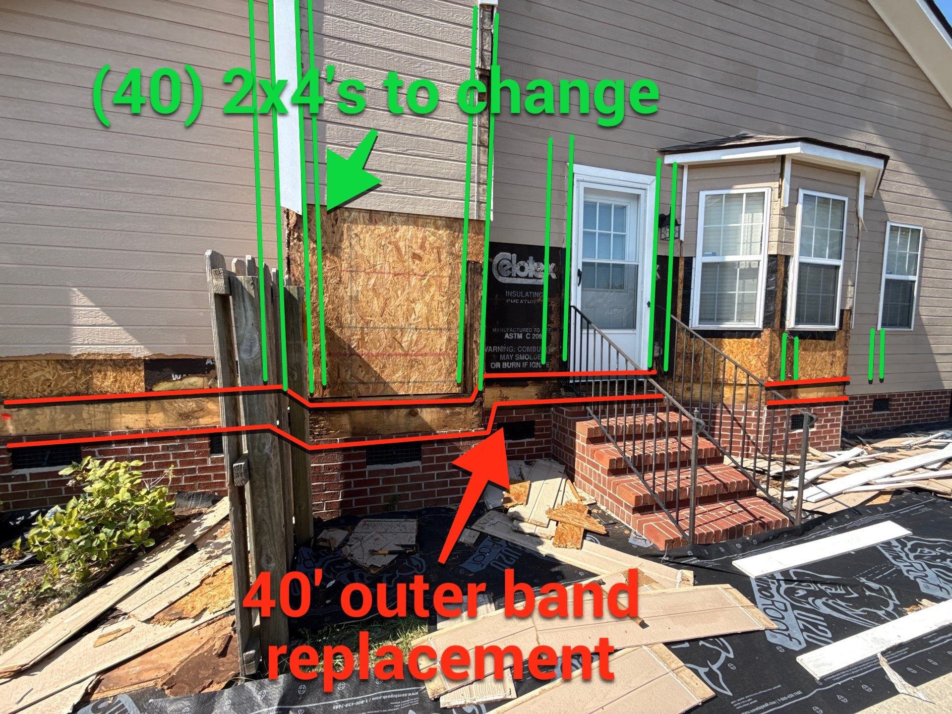 Rot Repair  by Karcher Roofing & Construction