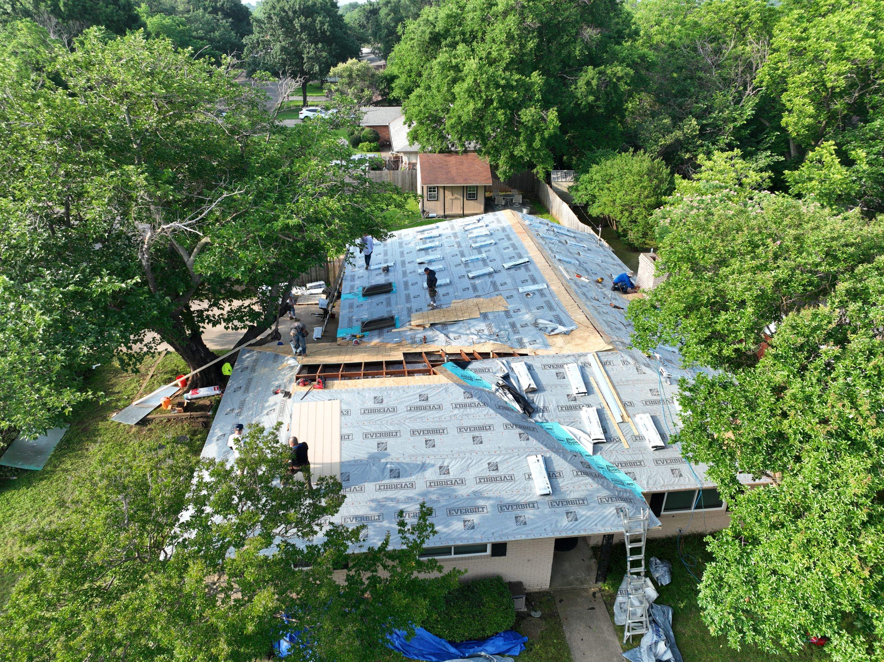 Residential Roofing Installation using IKO Dynasty Class 3 Shingles by Becker Roofing and Exteriors
