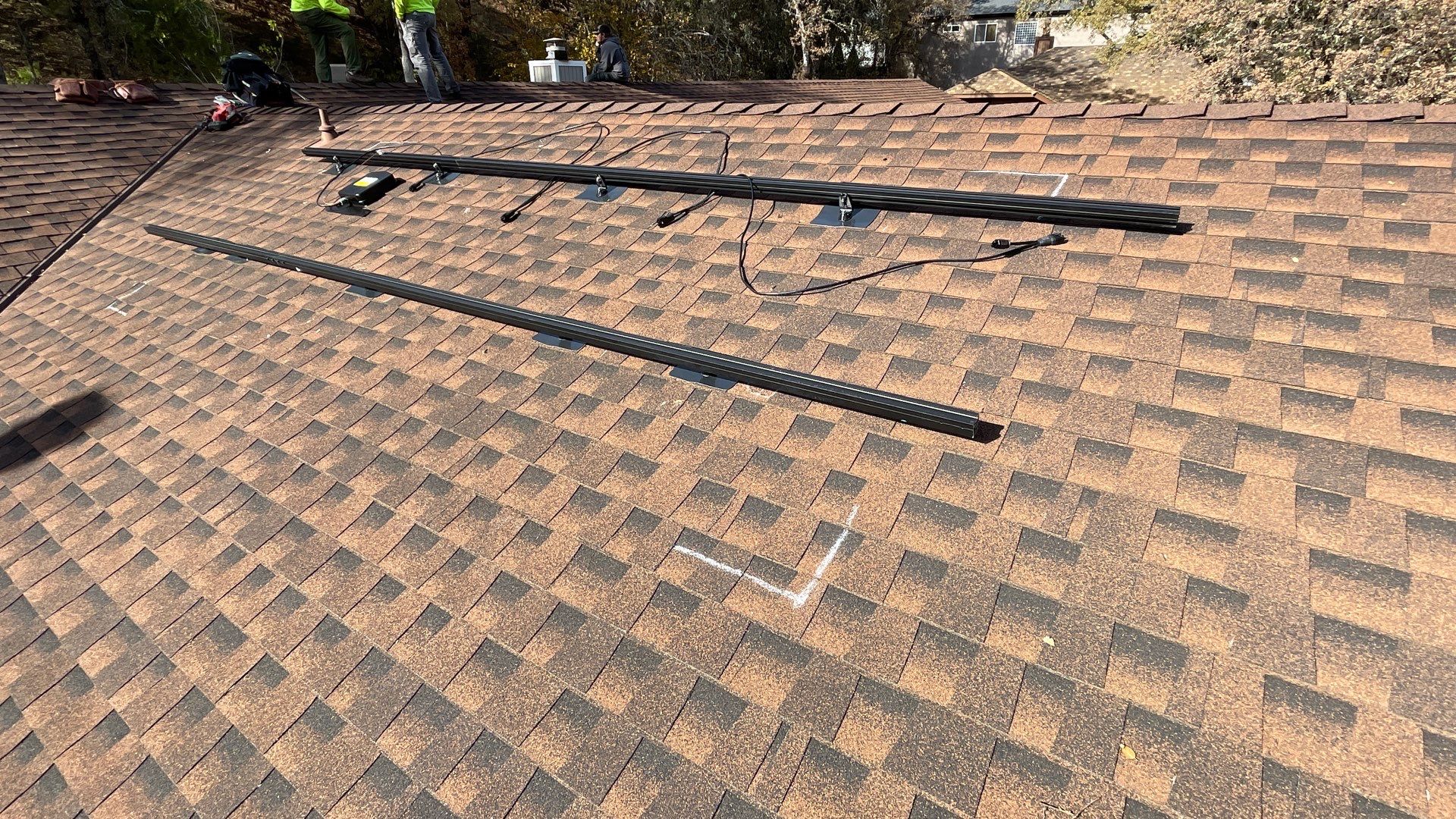 Solar Panel Installation using Solar Panels by Byers Enterprises 