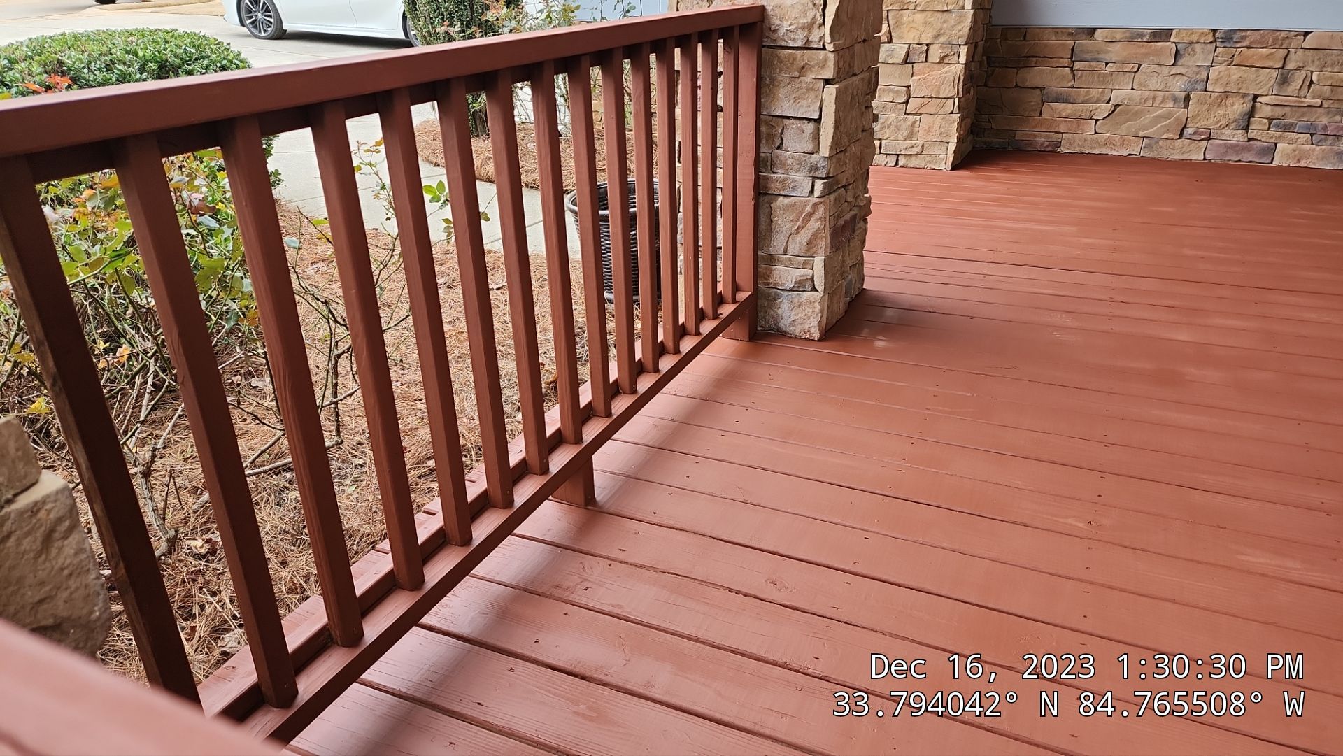 Fence Installation of Board on Board Capped Privacy by Titans of Timber Fence & Stain