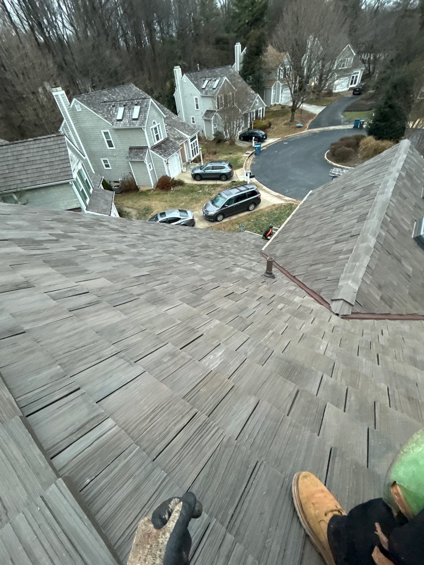 Reston :  Residential Roof Replacement with Brava Synthetic Cedar Shake Class C Natural  by RM Banning, Inc.