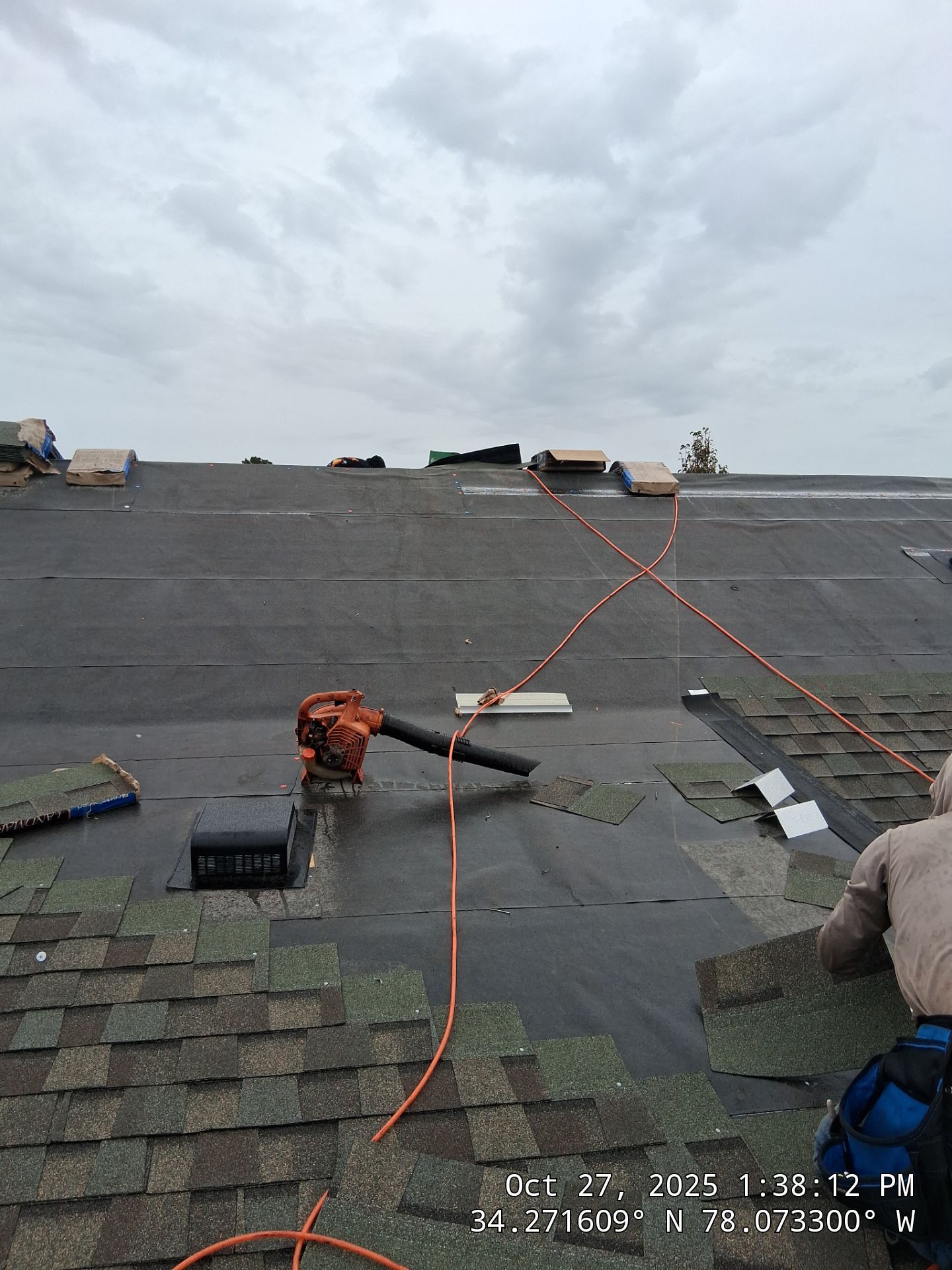 Covered Porch Build and Fortified Roof Replacement with Solar Panels by RGR Construction and Roofing, LLC