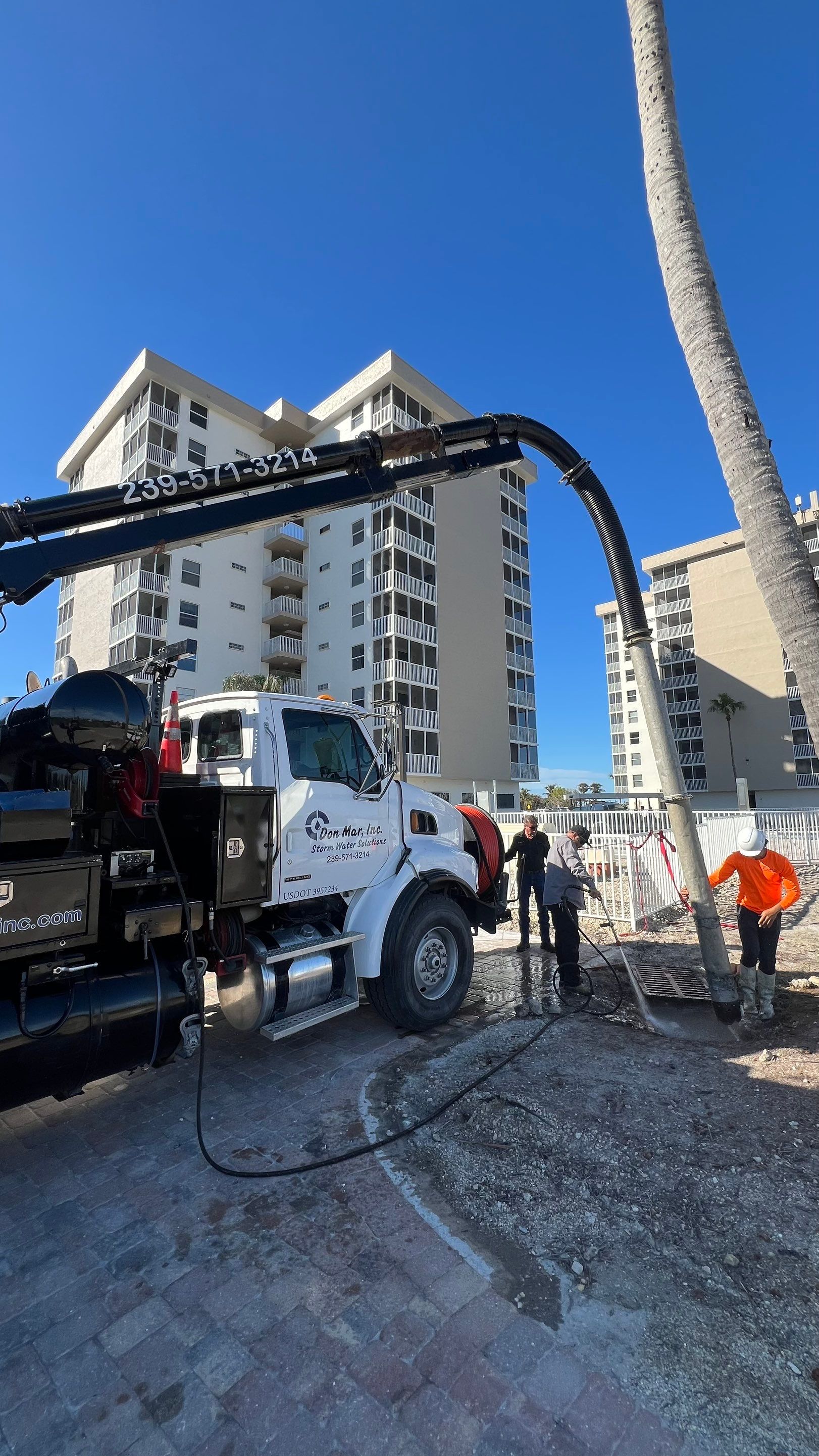 Bonita Springs Condo Stormwater System Maintenance by Don Mar, Inc. Storm Water Solutions