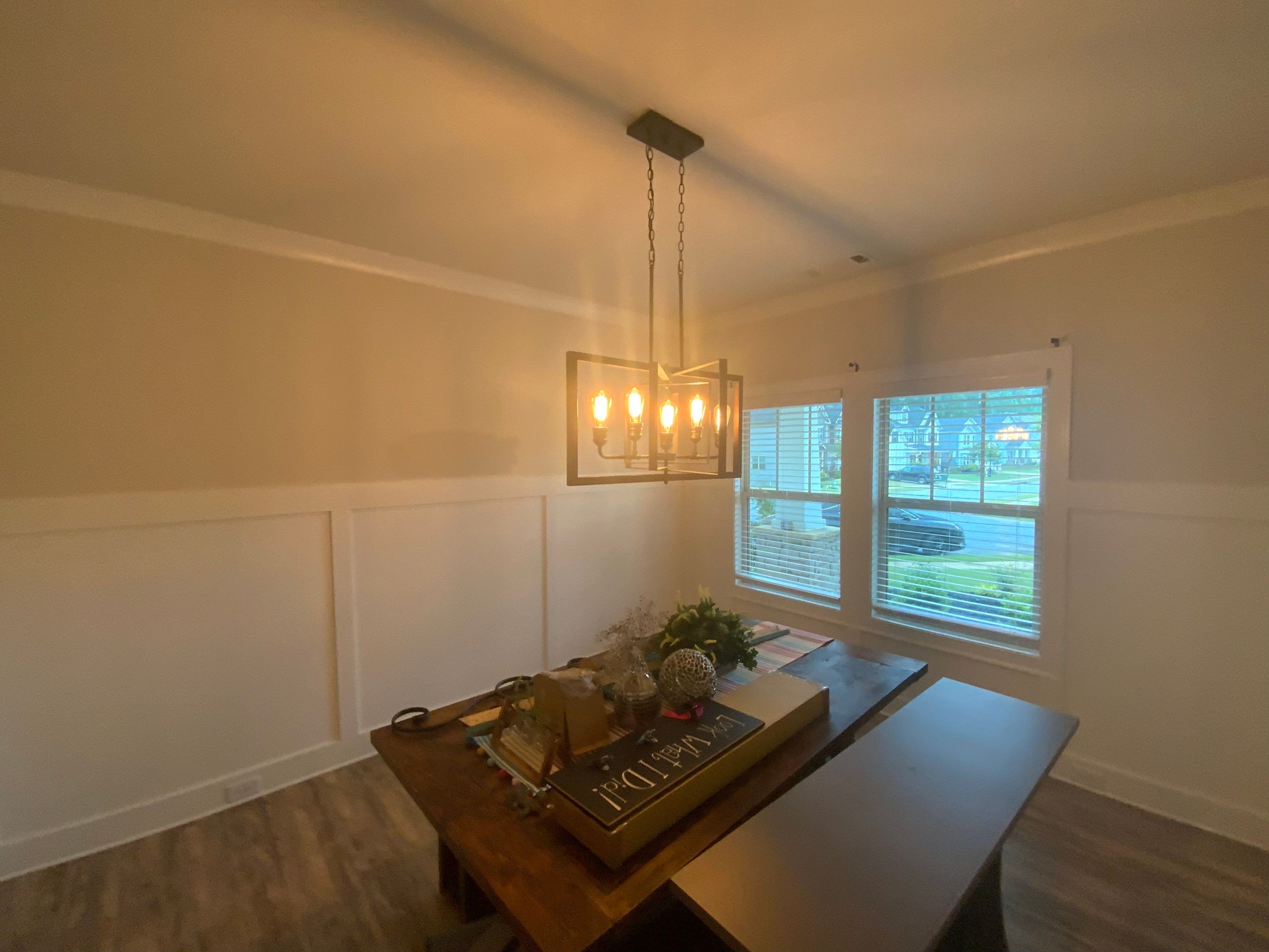 Interior House Painting and Accent Wall Installation in Canton by Swift Home Renovations