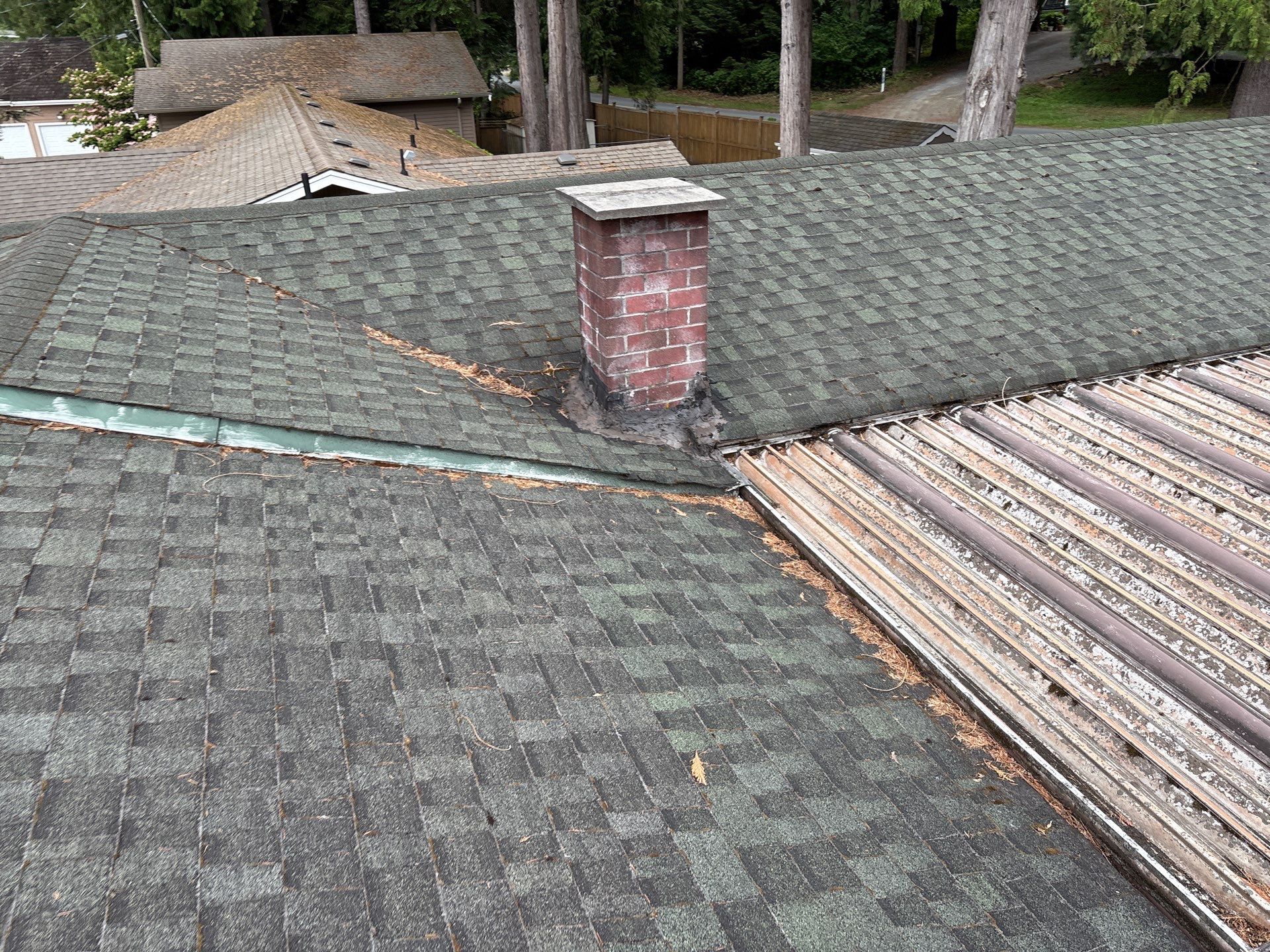 Residential Reroof Shingle - Charcoal by Top Notch Roofing Inc
