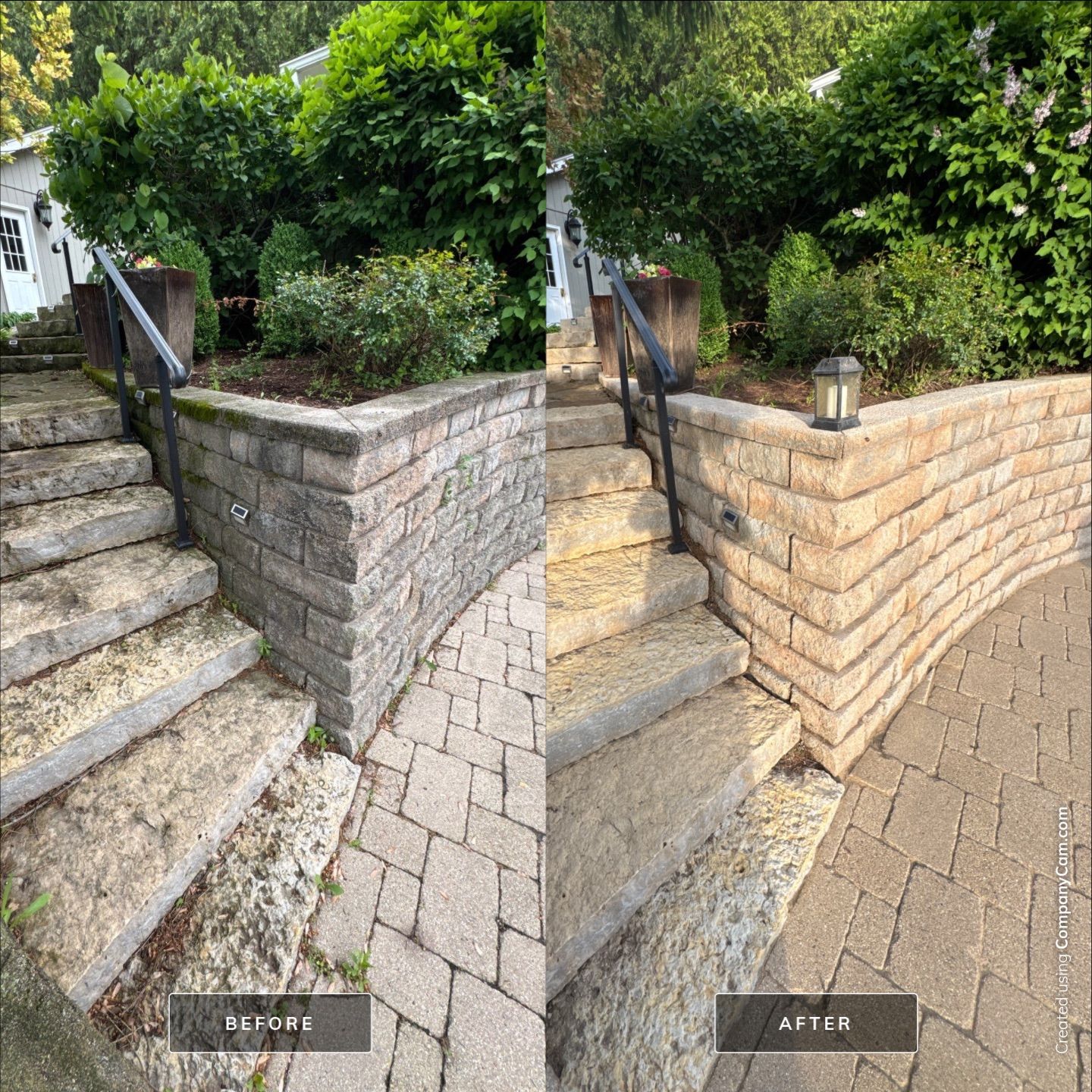 Project in Algonquin by Simmons Power & Soft Washing