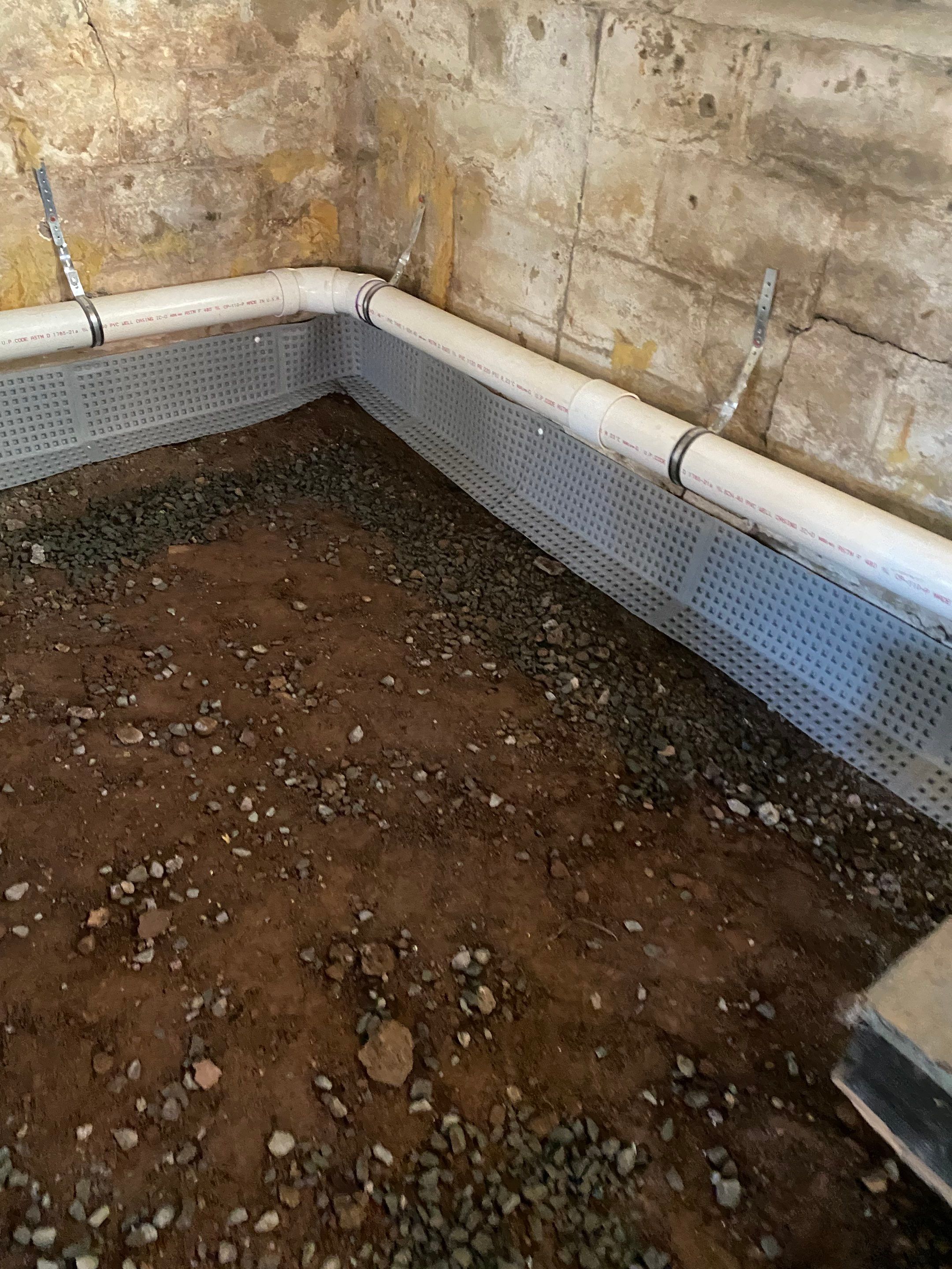 Interior French Drain, Lally Column Replacement & Concrete Floor Replacement in South Orange, NJ by Pure Service Pro, LLC