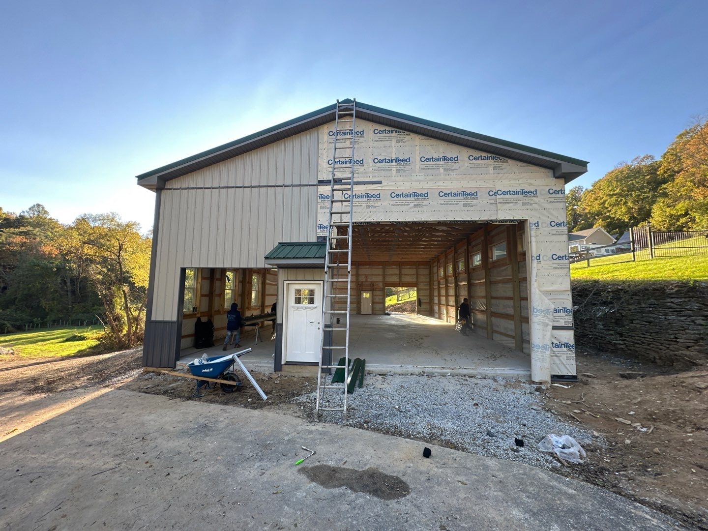 Large Garage Build by Bec Construction Llc