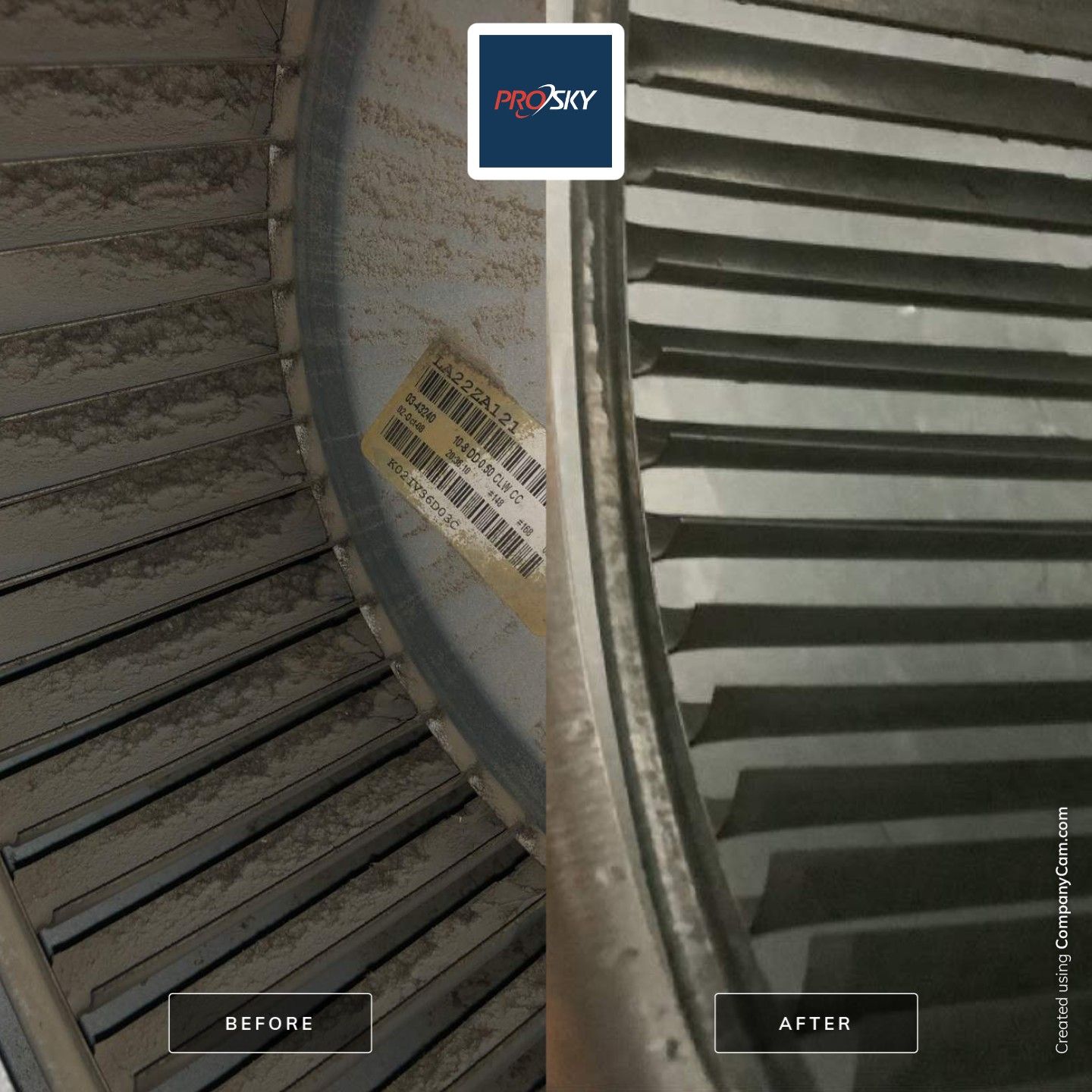 Furance Tune-up & Blower Wheel Cleaning by Pro Sky Services