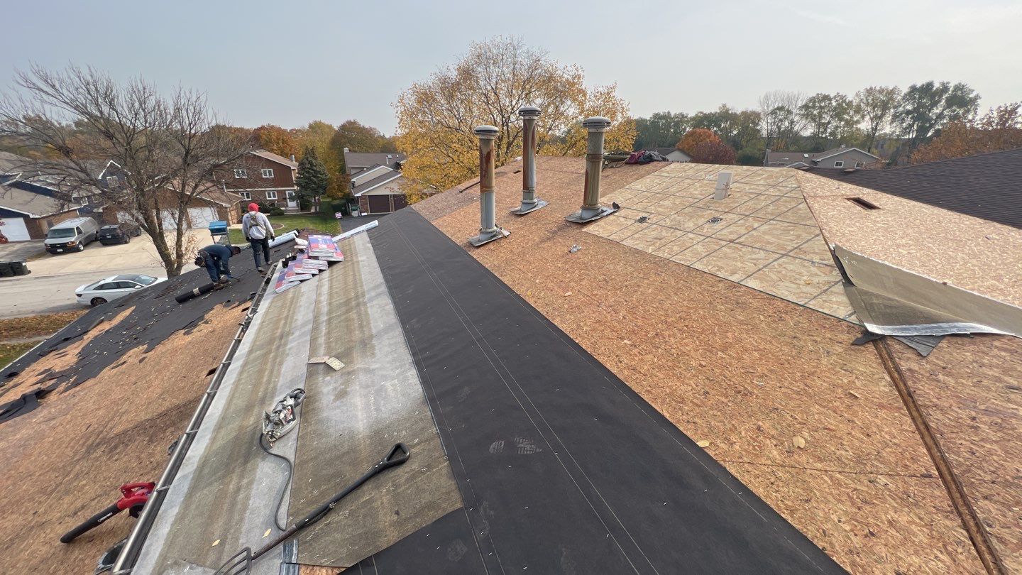 Multi-family unit roof replacement by Pro Home Services Inc