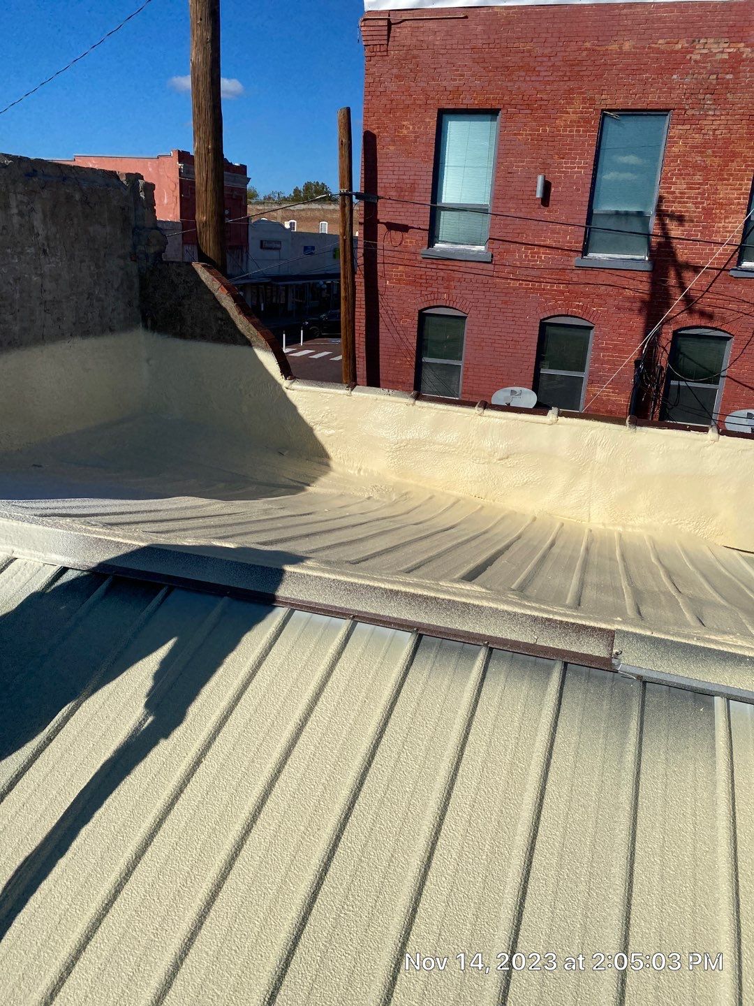 Spray Foam Metal Roof Restoration – Commerce, TX by All Star Roofing LLC
