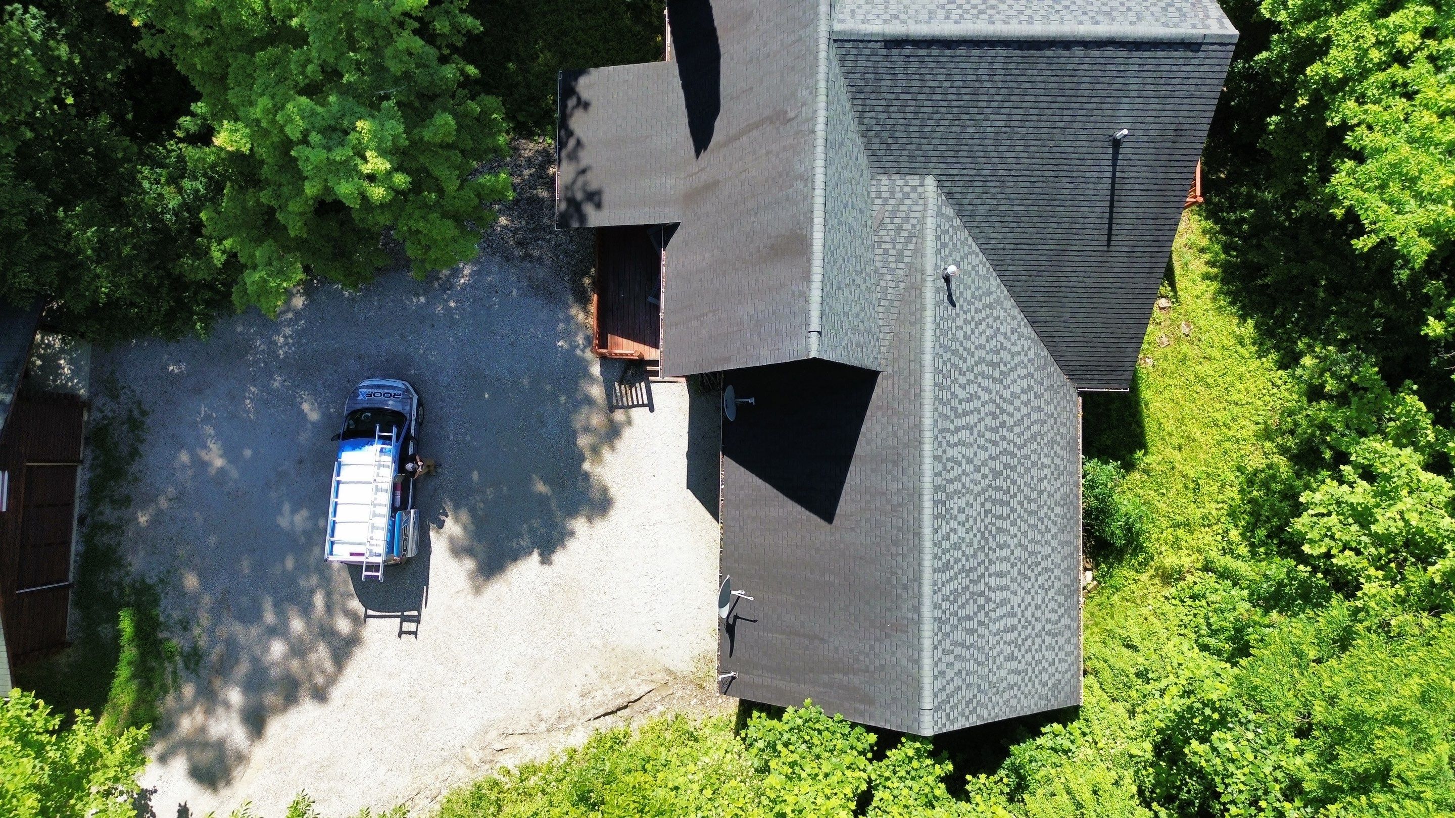 Residential Roofing Installation using Timberline HDZ Shingles - Charcoal by RoofX 