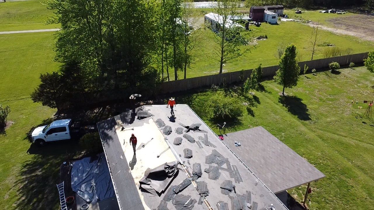 Residential Roofing Installation using Owens Corning Estate Gray Duration by Storm Contracting 