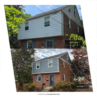 Siding Installation using JH Plank Smooth Eased Edge