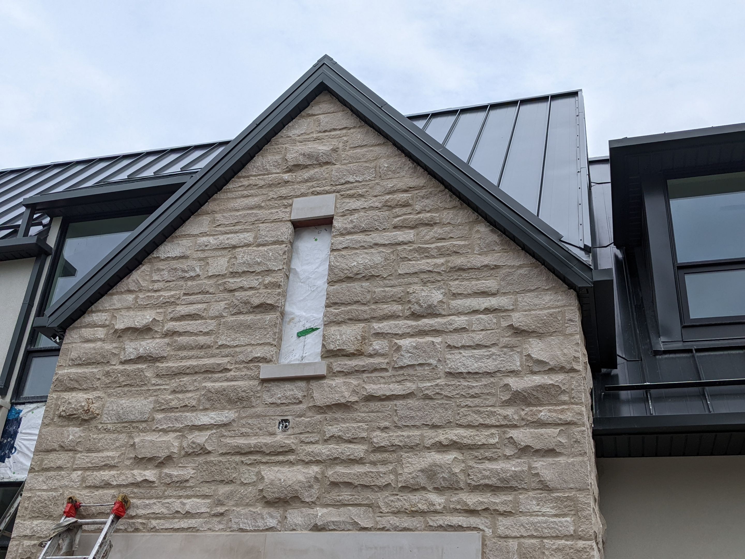 New Home Construction using 16" Standing Seam Panels by Jay Carter Roofing & Sheet Metal