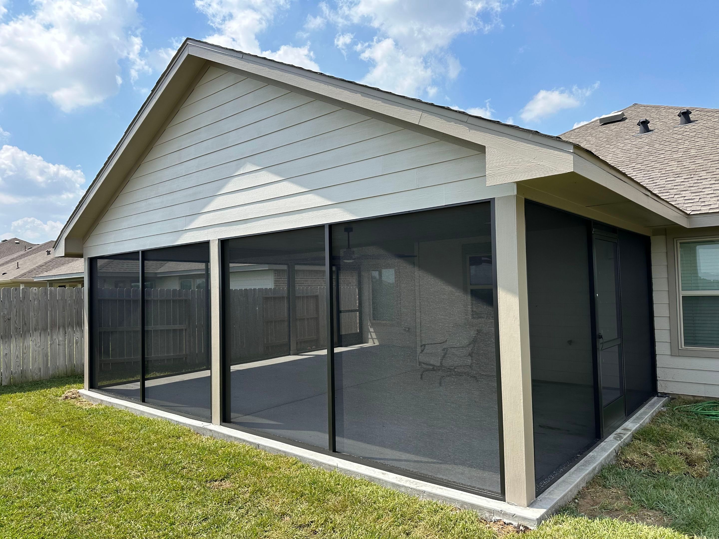 Patio Build in Katy by Roofing Technologies Unlimited