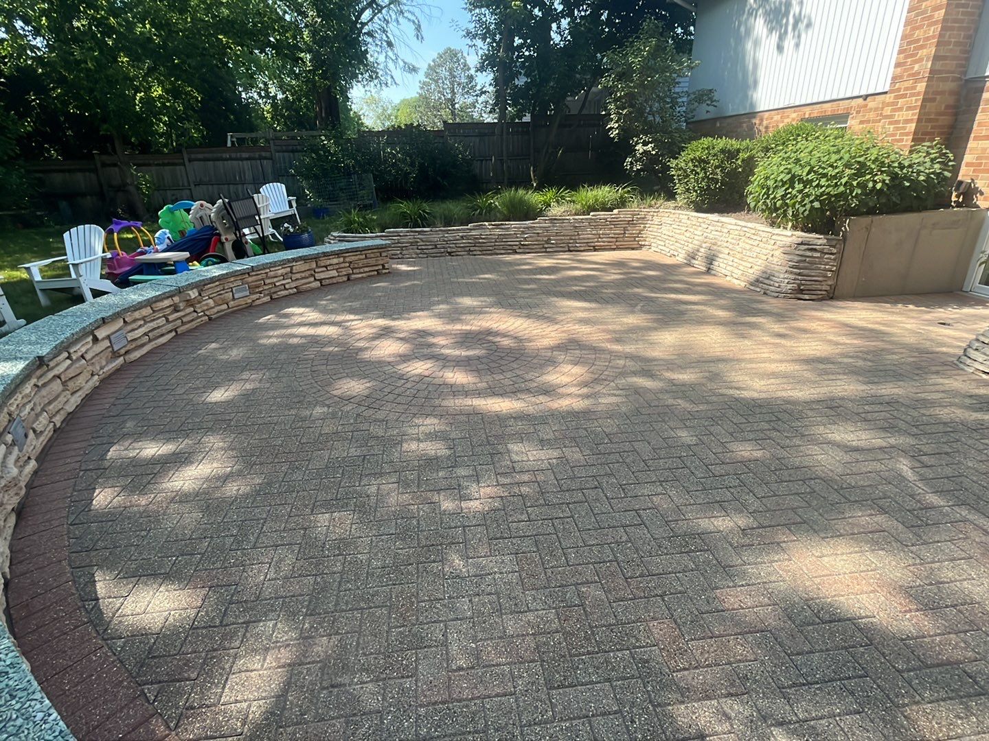 Brick paver clean, sand and seal. using Surebond SB-1300 by Northern Power Washing LLC.