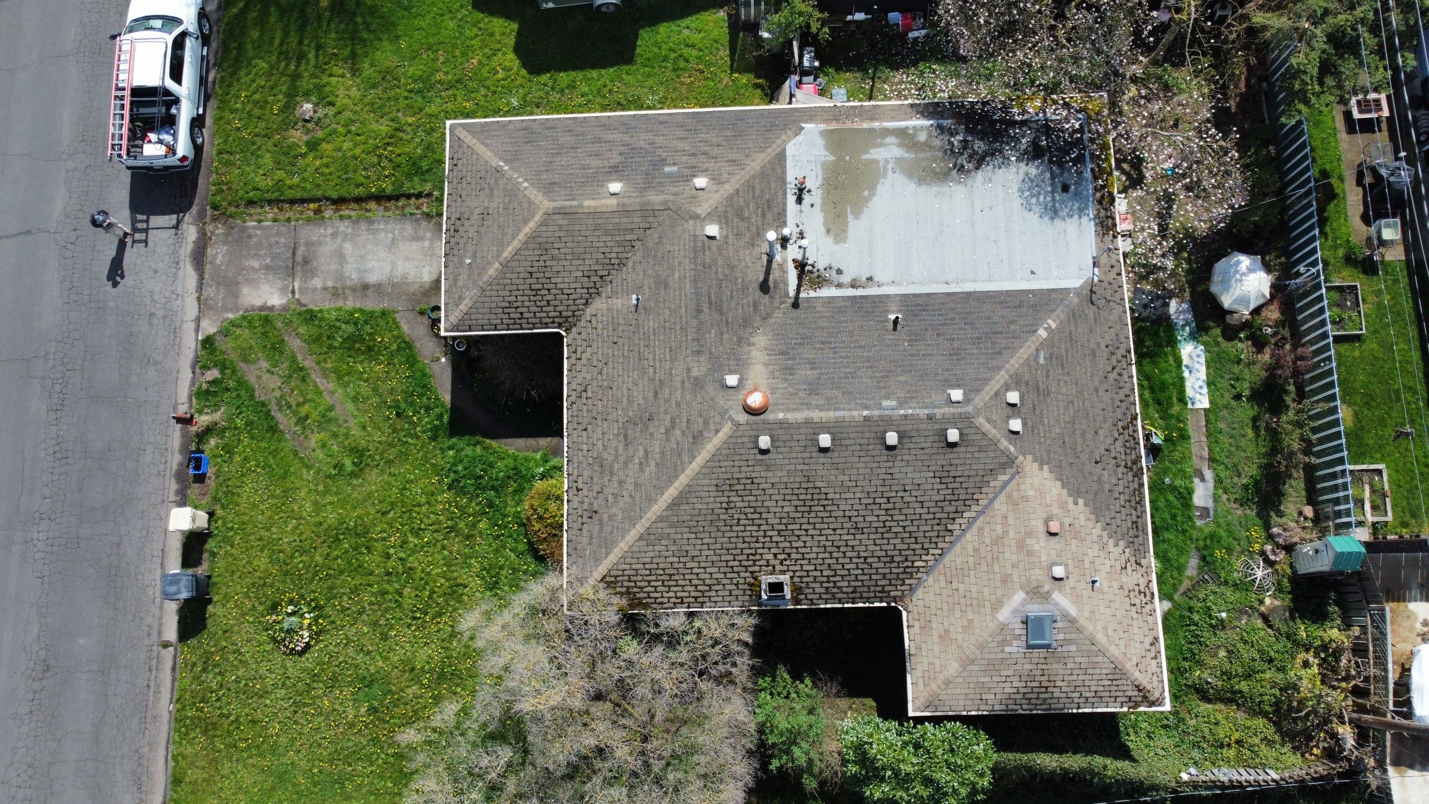 Residential Roofing Installation using IKO Dynasty (Color: Driftshake) by Orezona Building & Roofing Company, Inc.