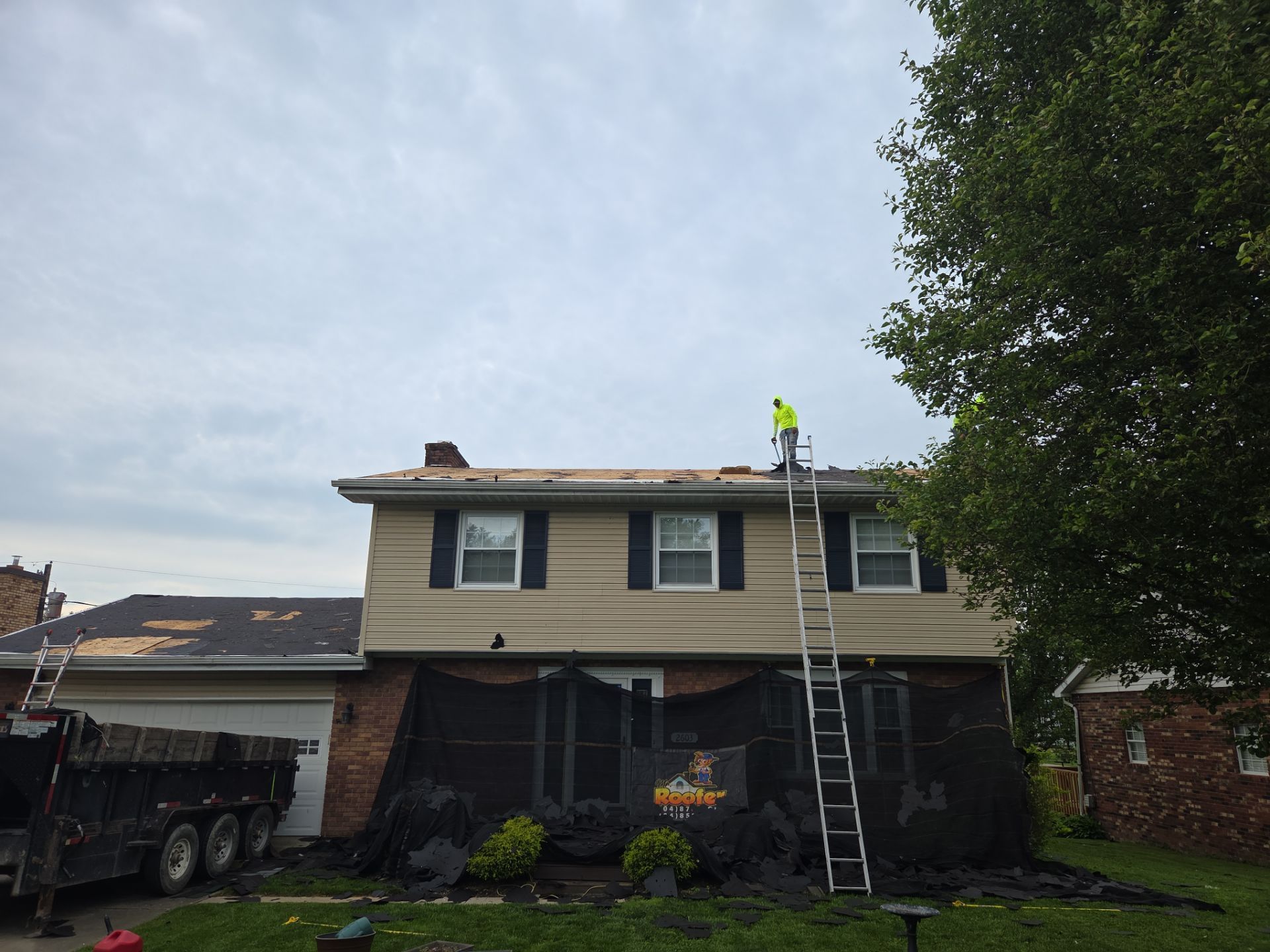 Residential Roofing Installation using Platinum Shield Roofing System from Mr. Roofer by Mr. Roofer