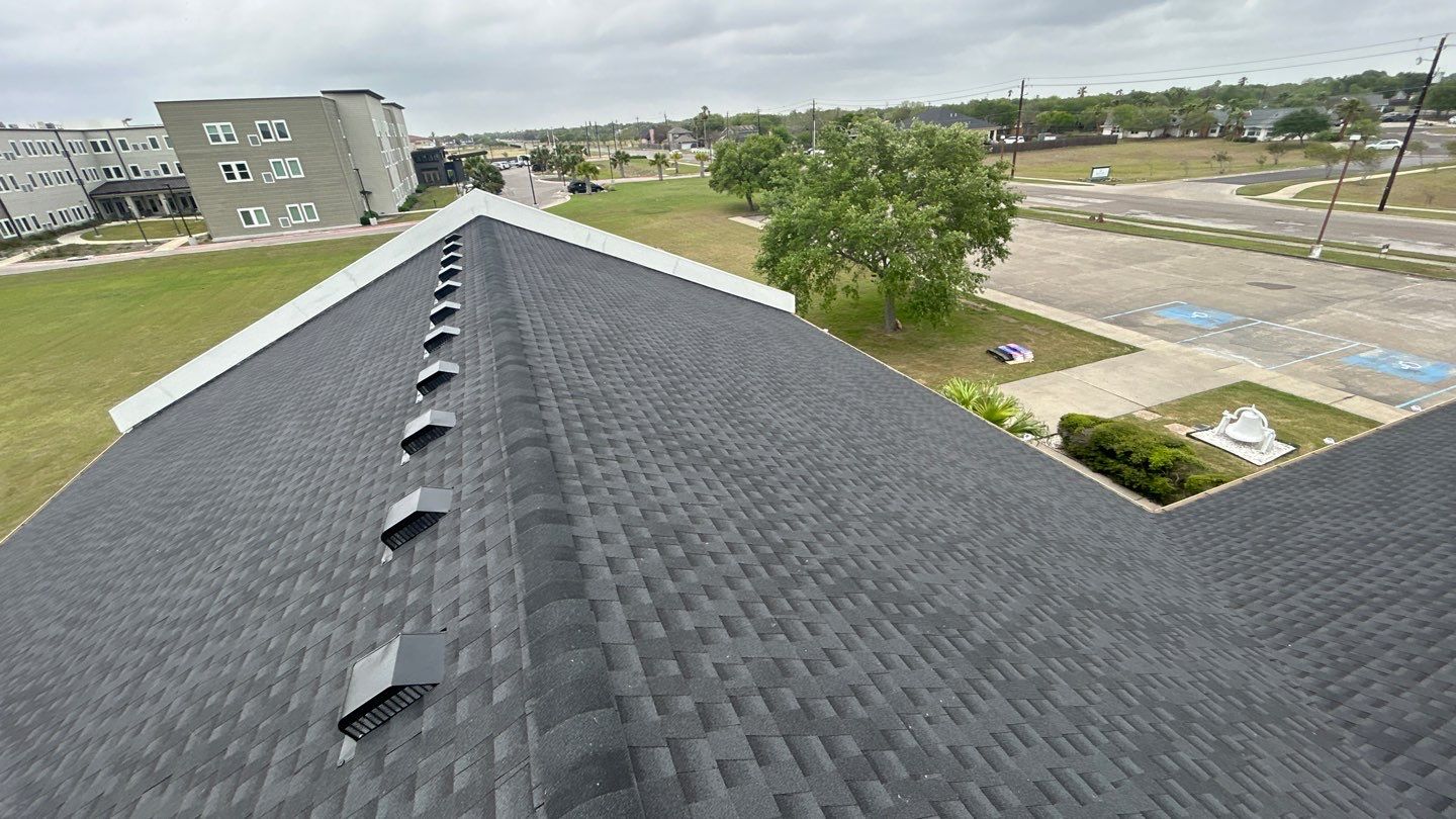 Commercial Roofing Installation using GAF Timberline HDZ by Lighthouse Roofing