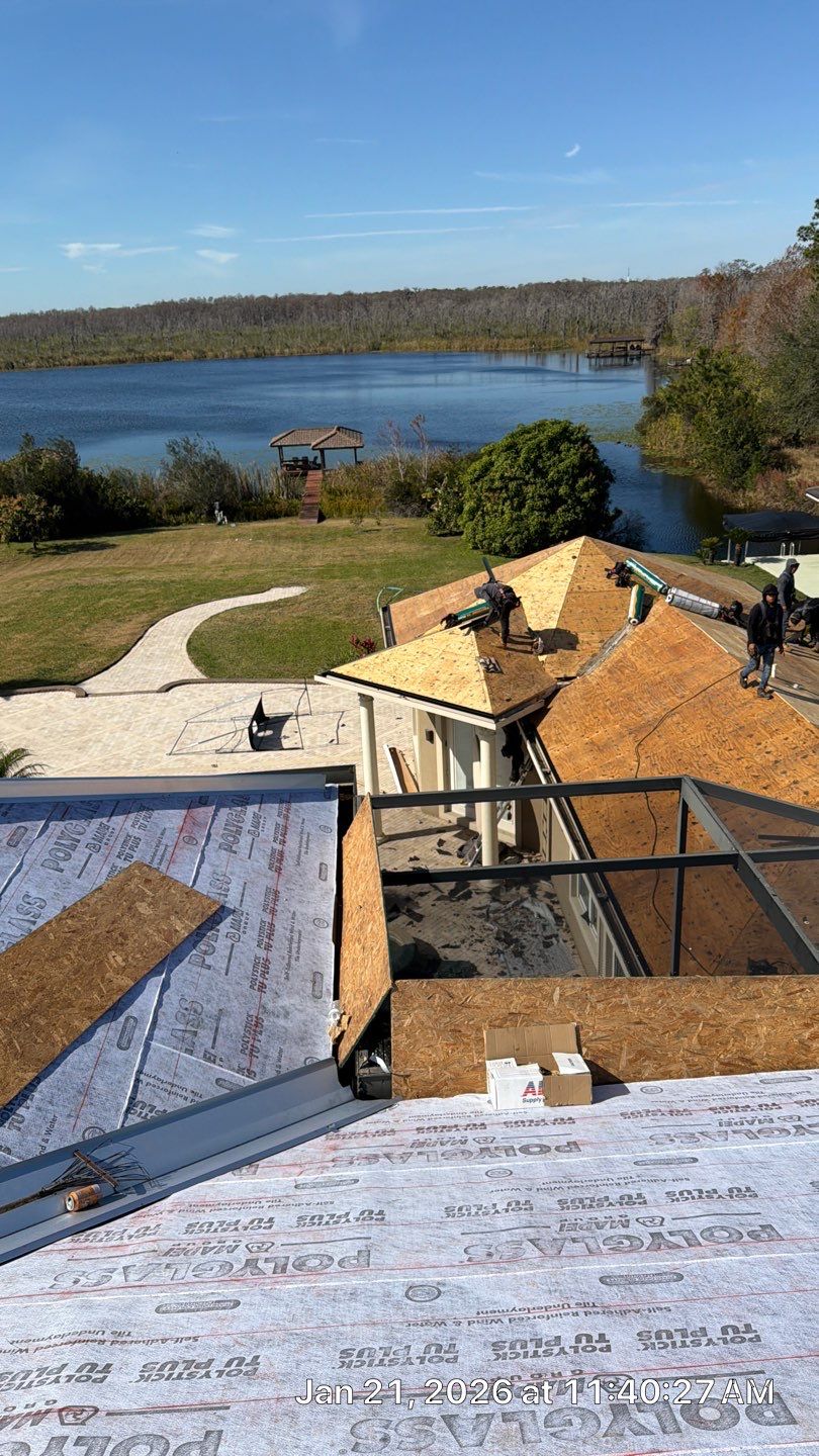 Mediterranean Tile Roof Replacement and Leak Remediation in Orlando by Fortified Roofing Solutions Corp.