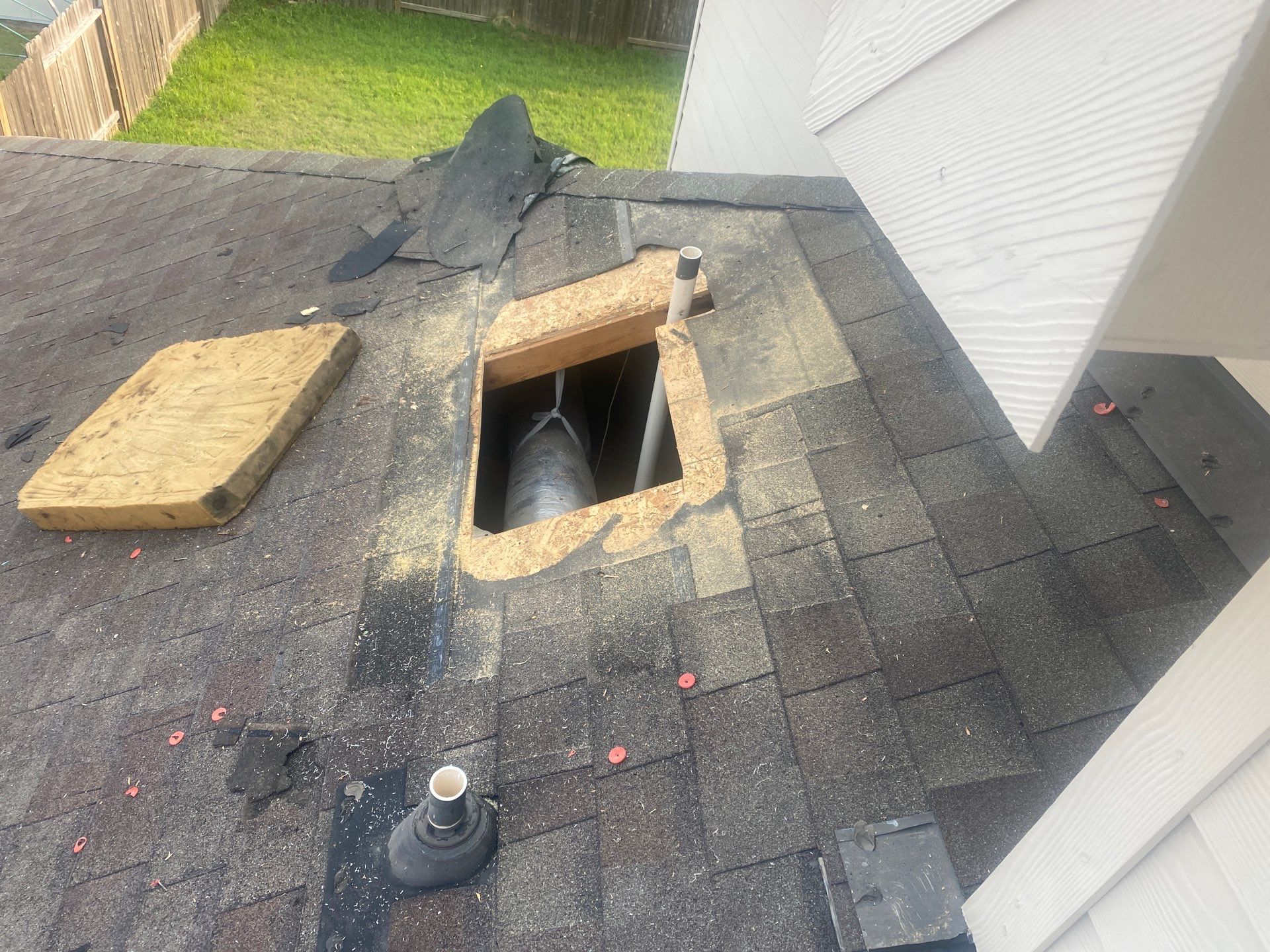 Hail Damage using Owen's Corning Duration (Lifetime) Shingles by Roof Repair Company