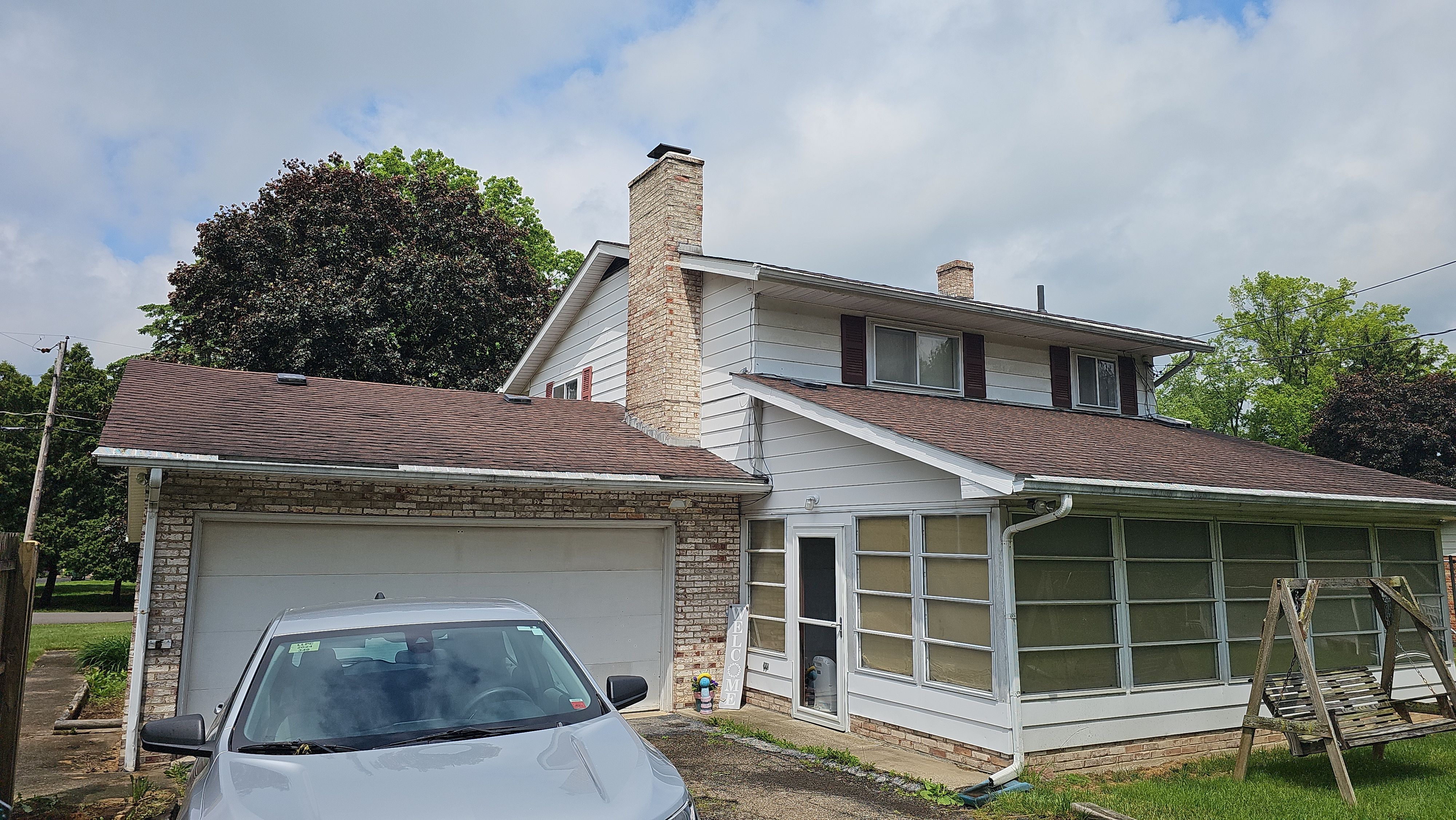 Atlas Pinnacle, Color, Burnt Hickory, Drip Edge, Color, Royal Brown by Eagle Eye Roofing