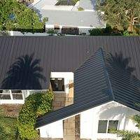 24ga 1.5" Mechanical Seam Matte Black by Total Roofing System The Metal Roof Experts