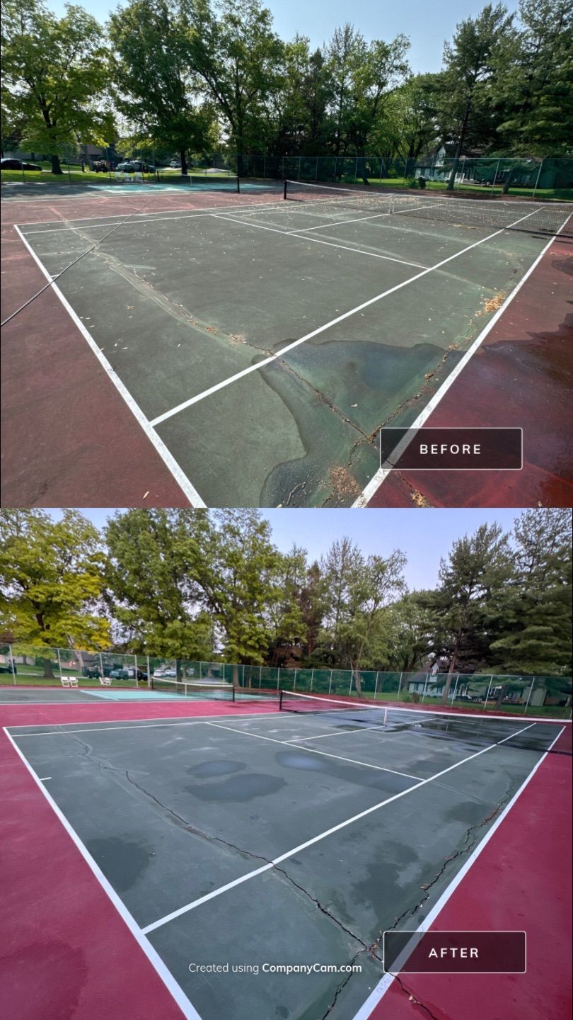 Project in Crystal Lake by Simmons Power & Soft Washing